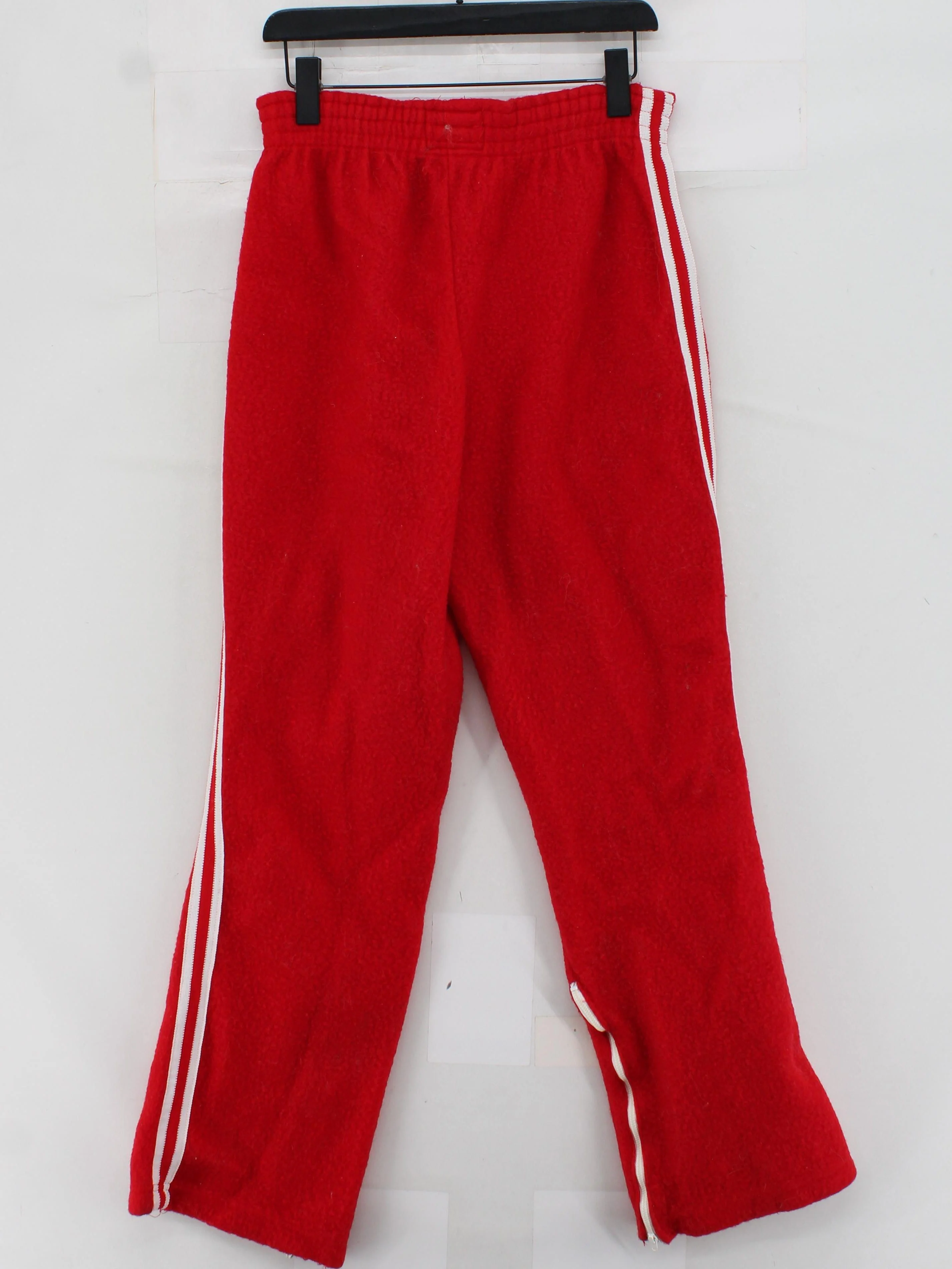 Champion Men's Sports Bottoms L Red 100% Nylon Sweatpants - Image 2