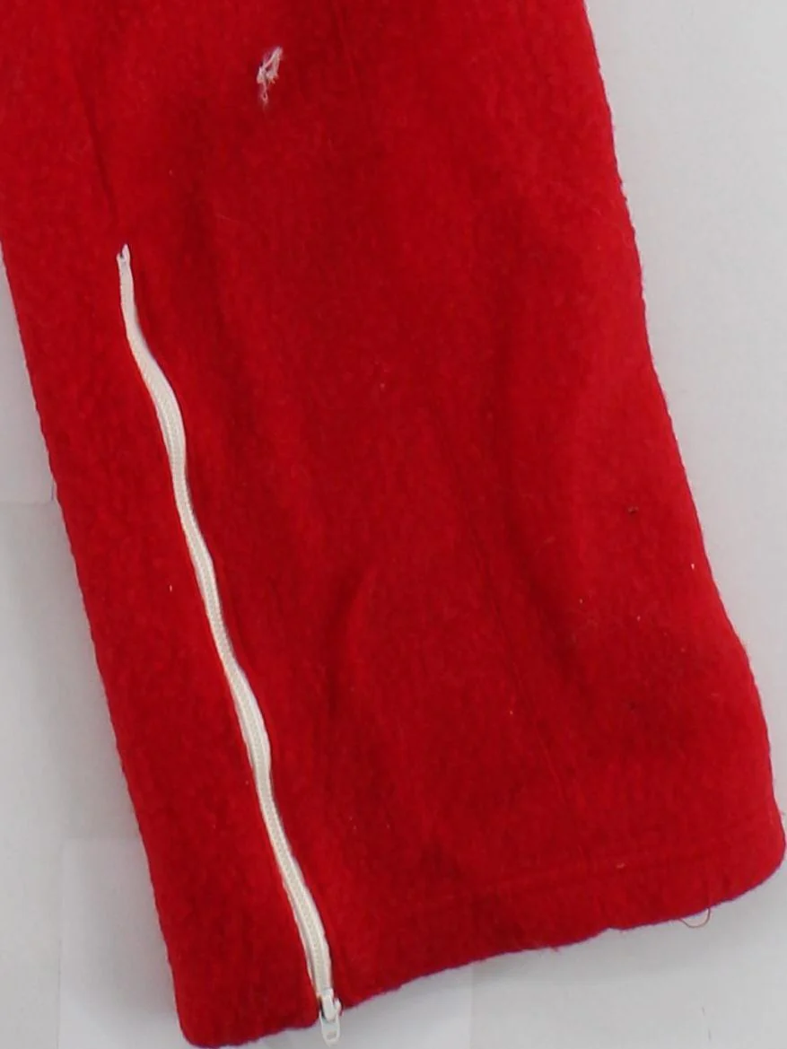 Champion Men's Sports Bottoms L Red 100% Nylon Sweatpants - Image 4