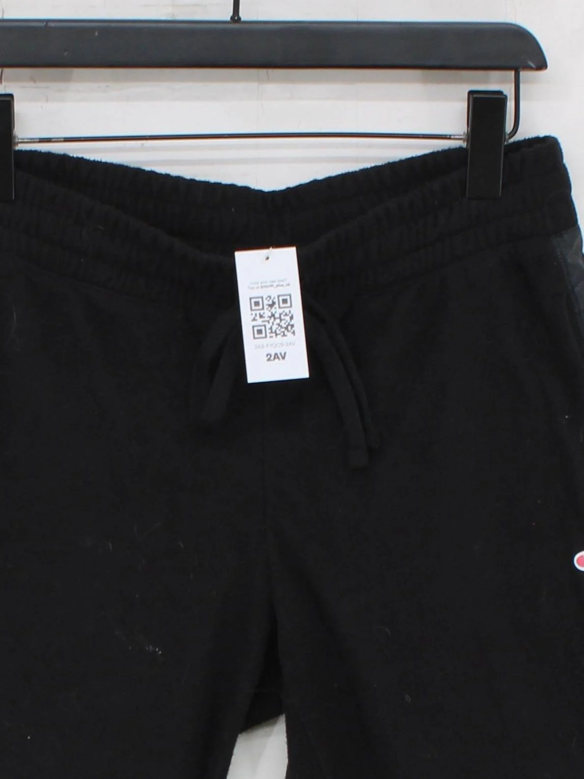 Champion Men's Sports Bottoms M Black Polyester with Cotton, Elastane Sweatpants - Image 3