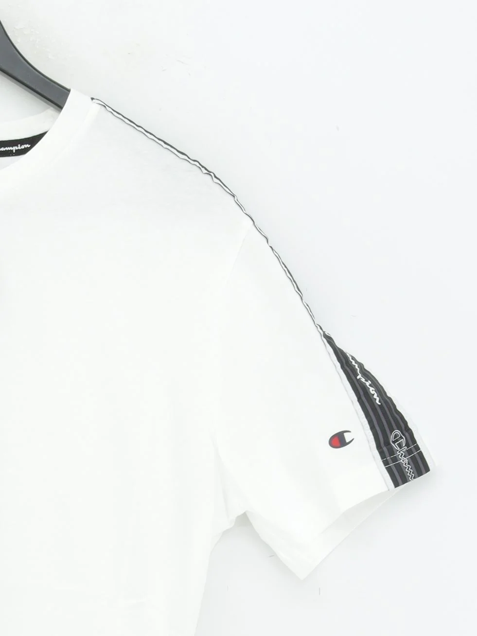 Champion Men's T-Shirt L White 100% Cotton Crew Neck Basic New with tags - Image 4