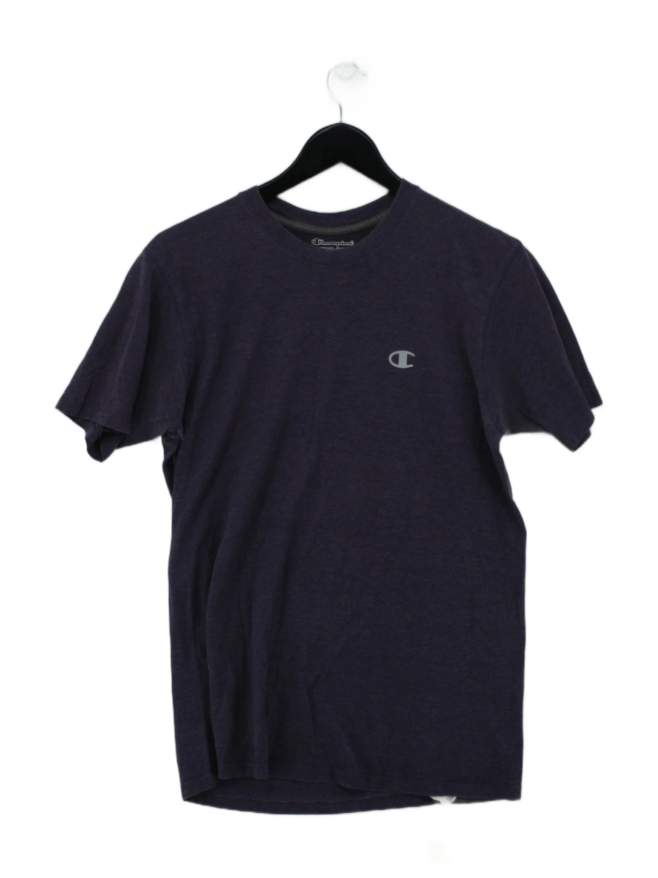 Champion Men's T-Shirt M Blue Cotton with Polyester Basic