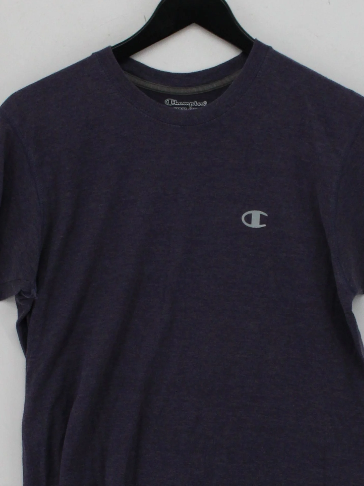 Champion Men's T-Shirt M Blue Cotton with Polyester Basic - Image 3