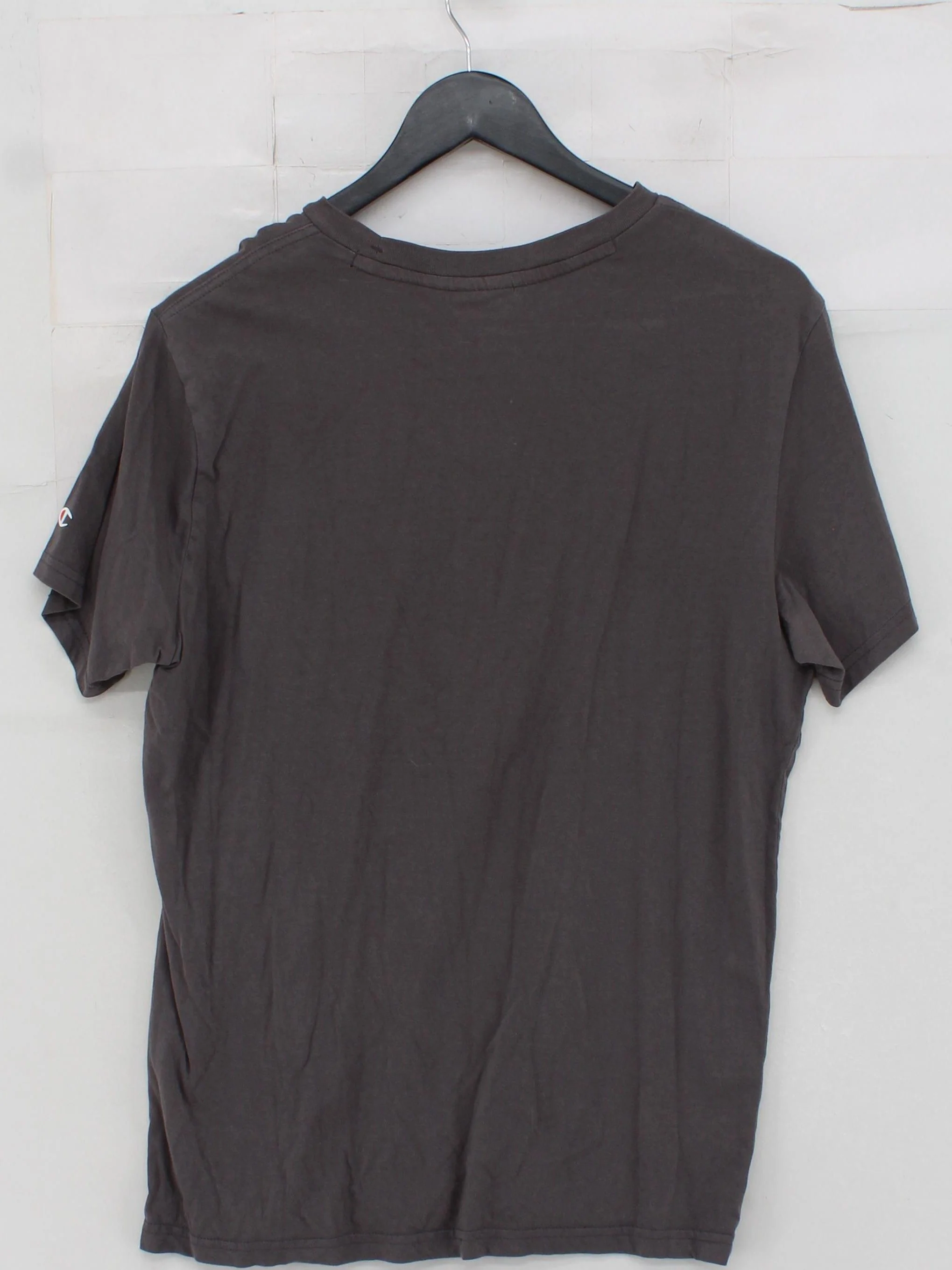 Champion Men's T-Shirt M Grey Graphic 100% Cotton Basic - Image 2