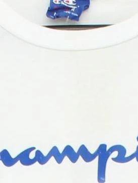 Champion Men's T-Shirt M White Graphic 100% Cotton Basic - Image 4