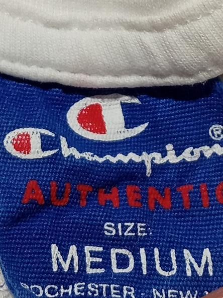Champion Men's T-Shirt M White Graphic 100% Cotton Basic - Image 5