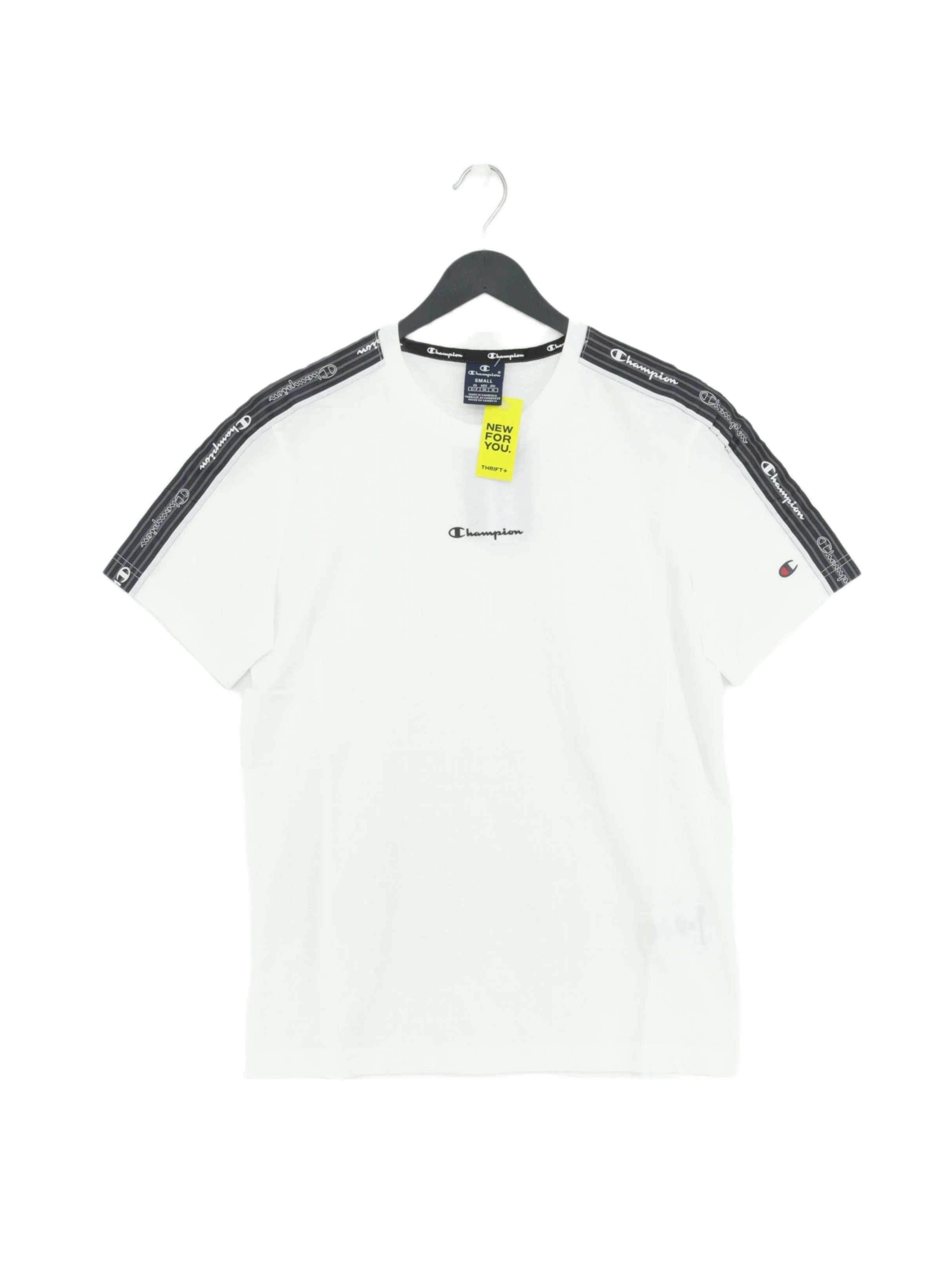 Champion Men's T-Shirt S White 100% Cotton Basic New with tags