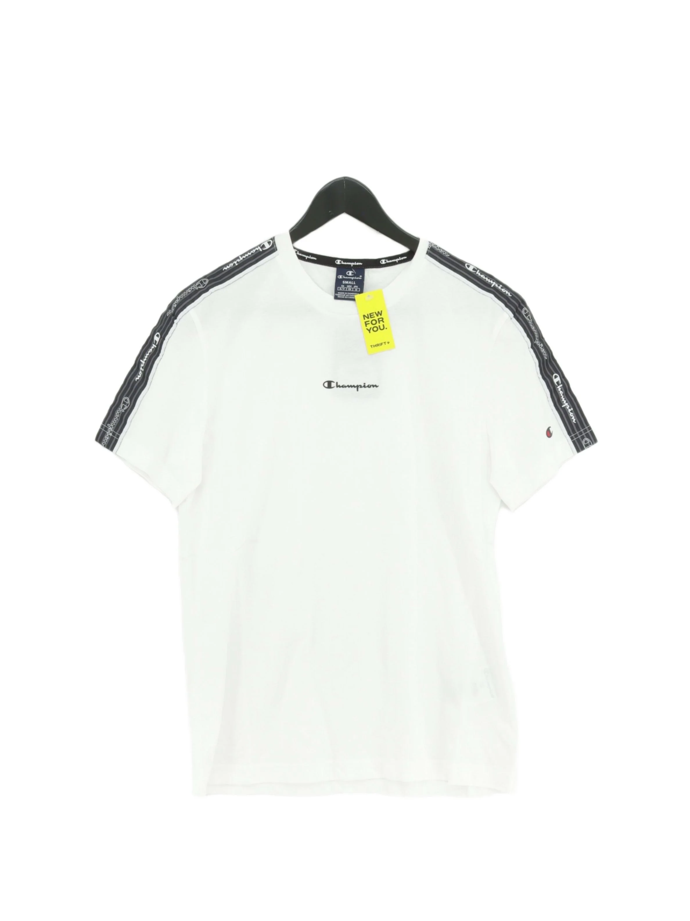 Champion Men's T-Shirt S White 100% Cotton Basic New with tags