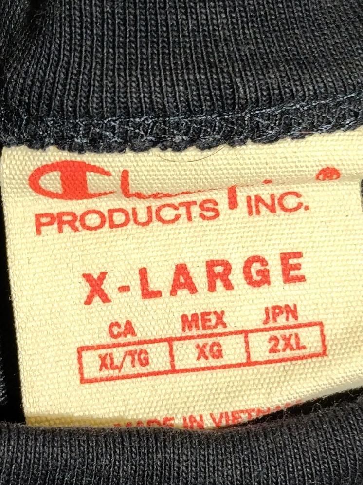 Champion Men's T-Shirt XL Black 100% Cotton Basic - Image 5