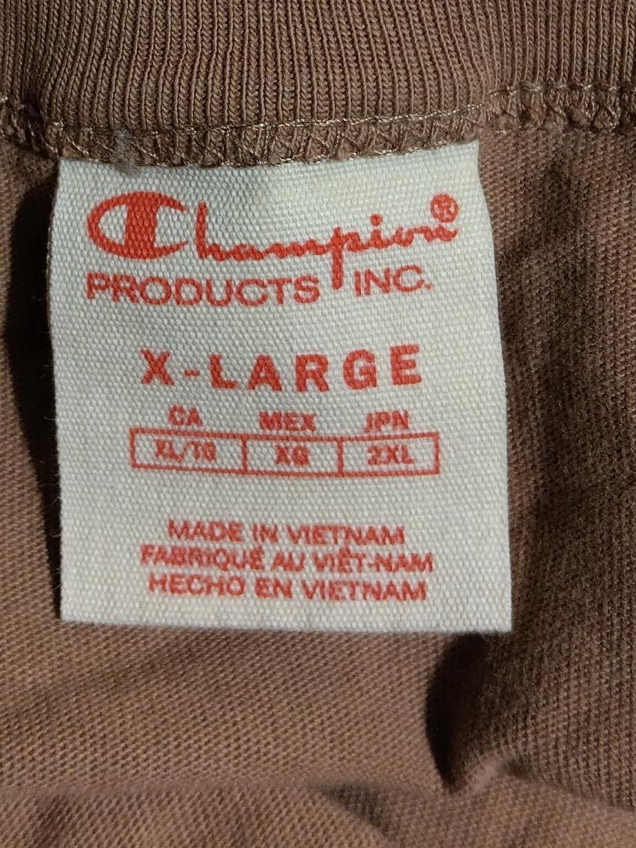 Champion Men's T-Shirt XL Brown 100% Cotton Basic - Image 5