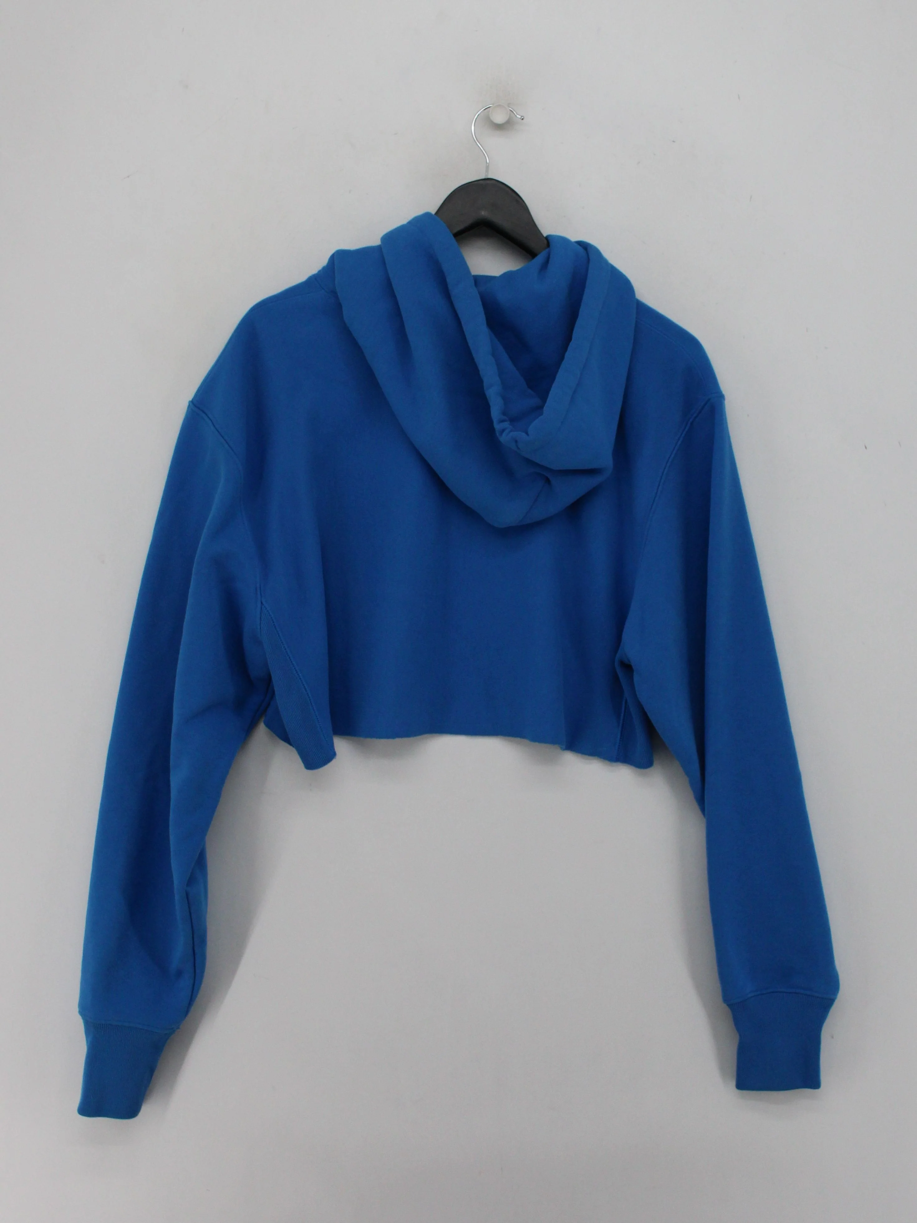 Champion Women's Hoodie S Blue Cotton with Polyester Pullover - Image 2