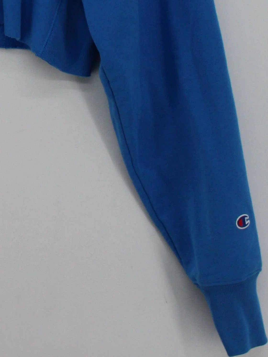Champion Women's Hoodie S Blue Cotton with Polyester Pullover - Image 4