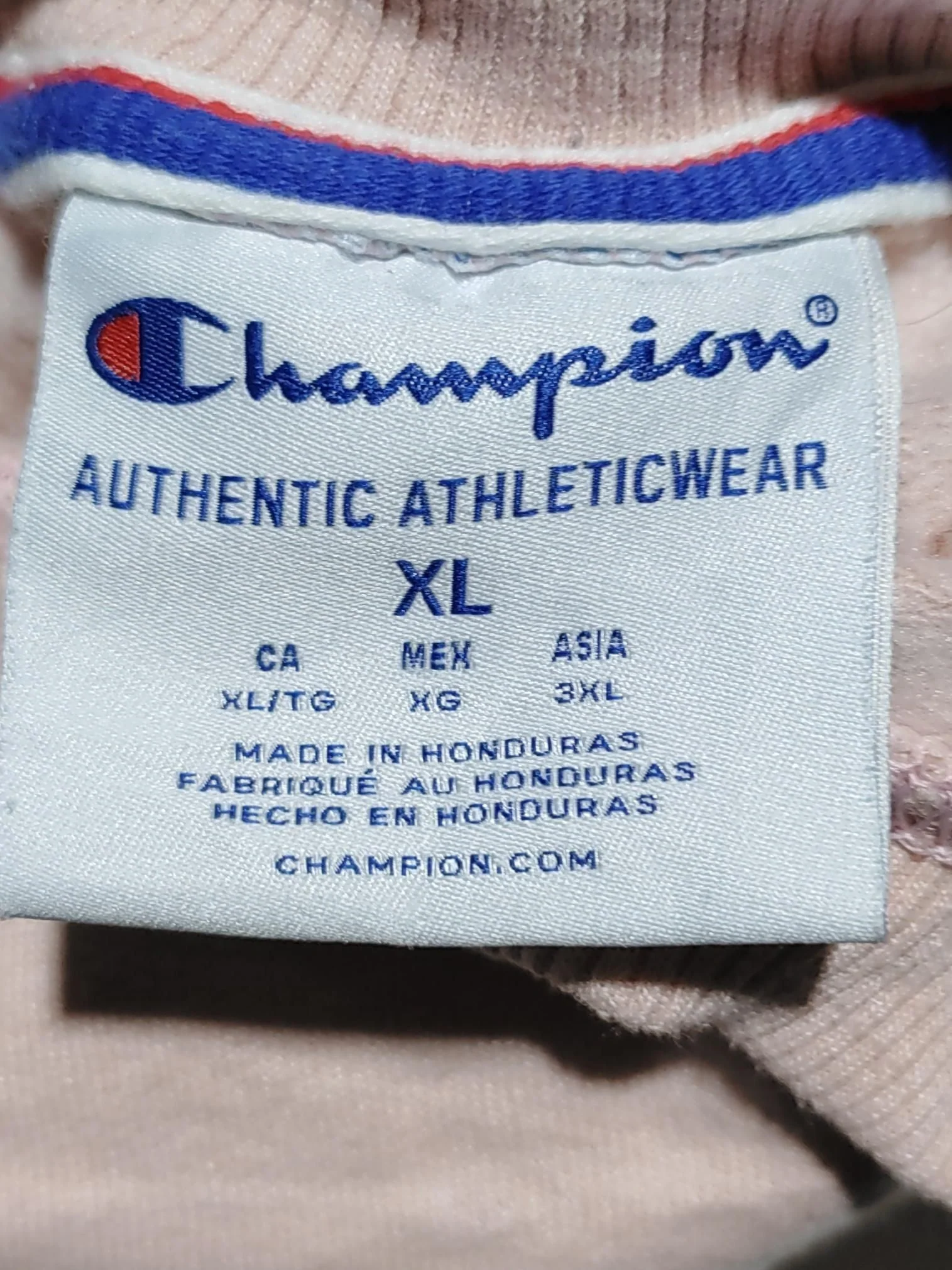 Champion Women's Hoodie XL Pink Cotton with Polyester Pullover - Image 7