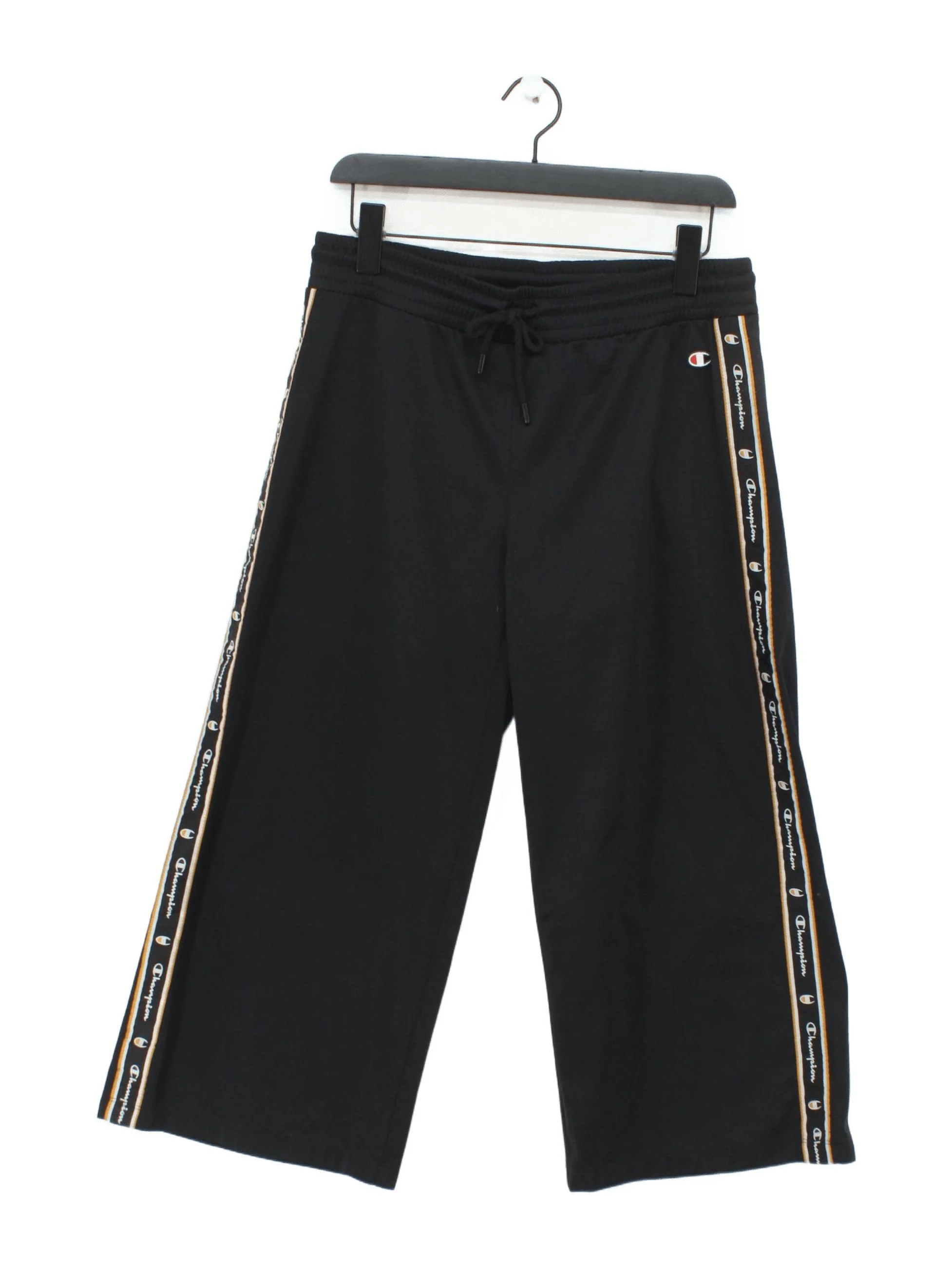Champion Women's Sports Bottoms M Black 100% Polyester Sweatpants