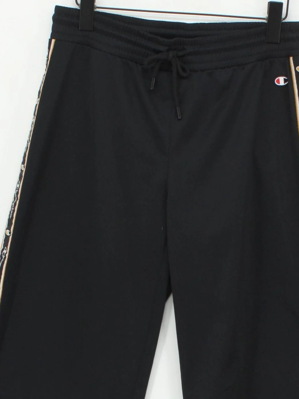 Champion Women's Sports Bottoms M Black 100% Polyester Sweatpants - Image 3