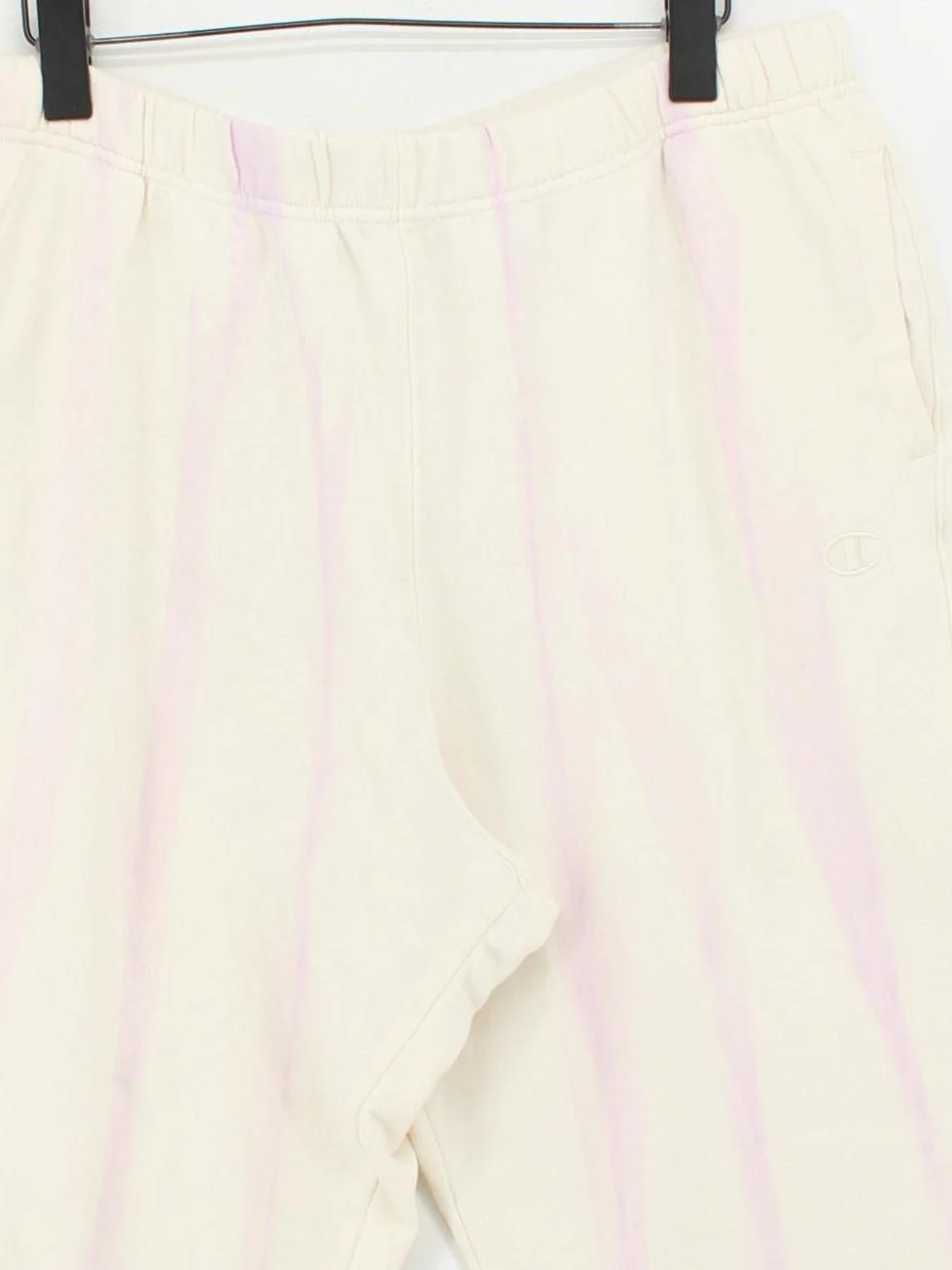 Champion Women's Sports Bottoms XL Cream Cotton with Polyester Sweatpants - Image 3