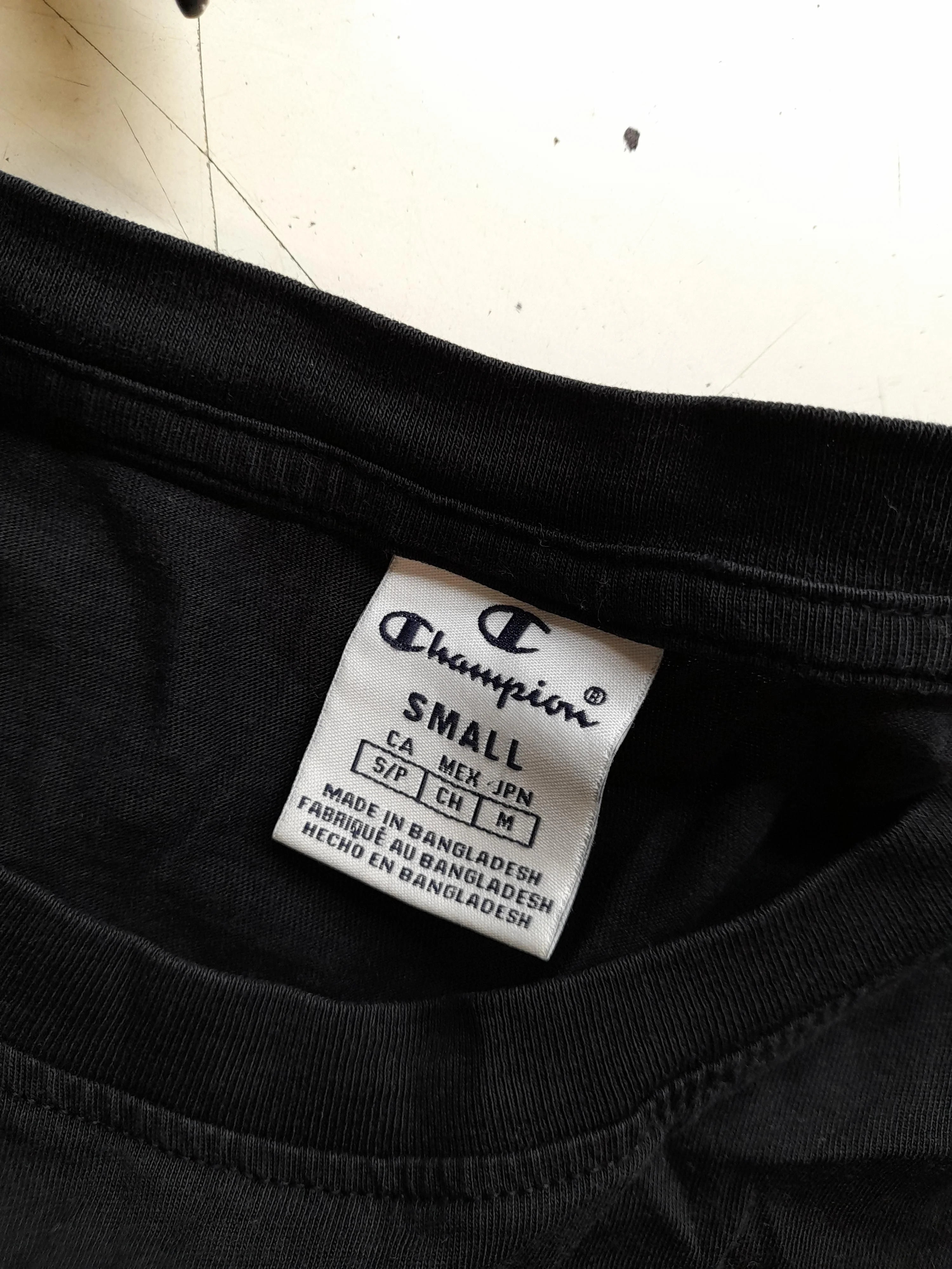 Champion Women's T-Shirt S Black 100% Cotton Basic - Image 5