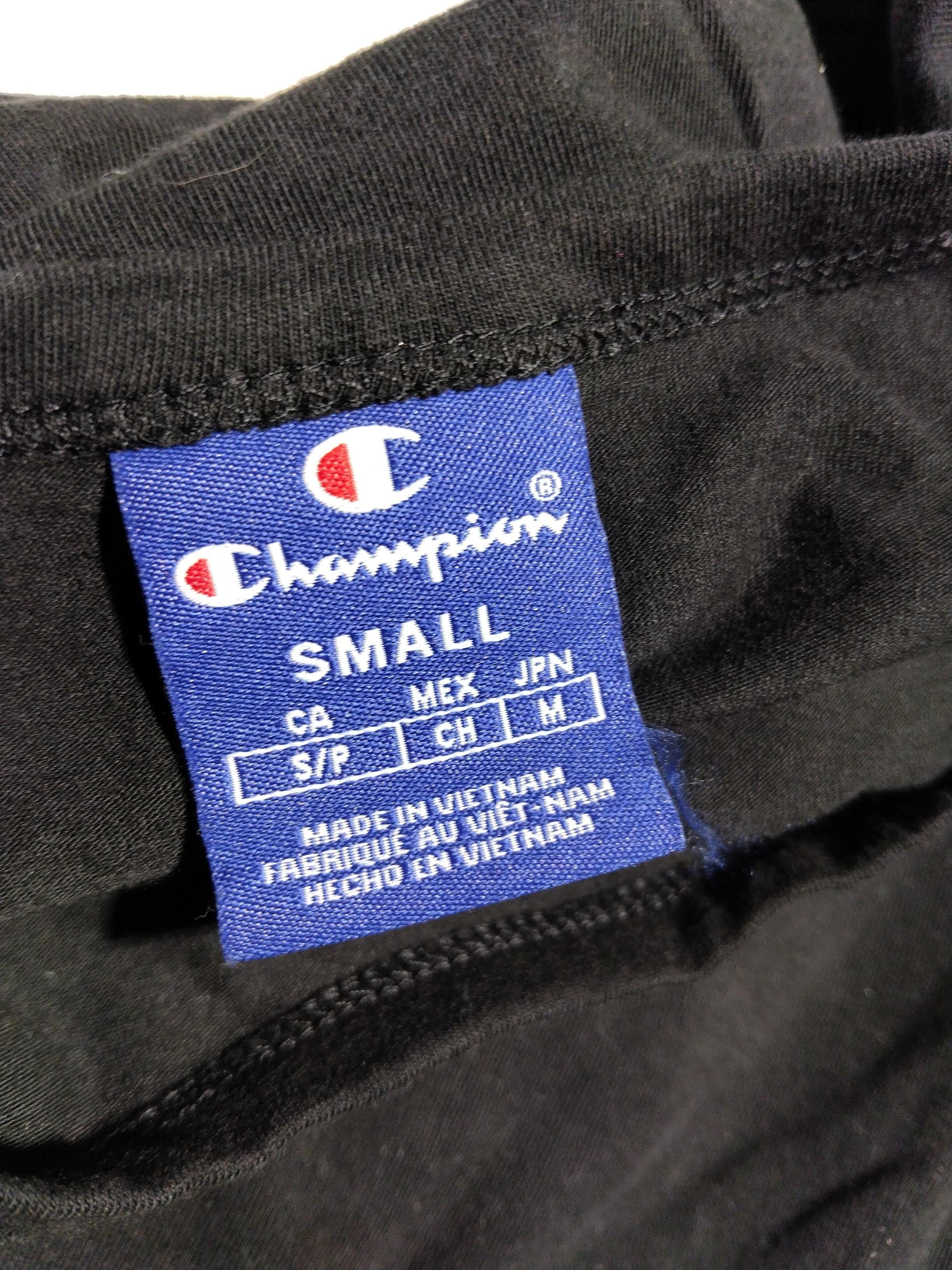 Champion Women's T-Shirt S Black Cotton with Elastane Basic - Image 6