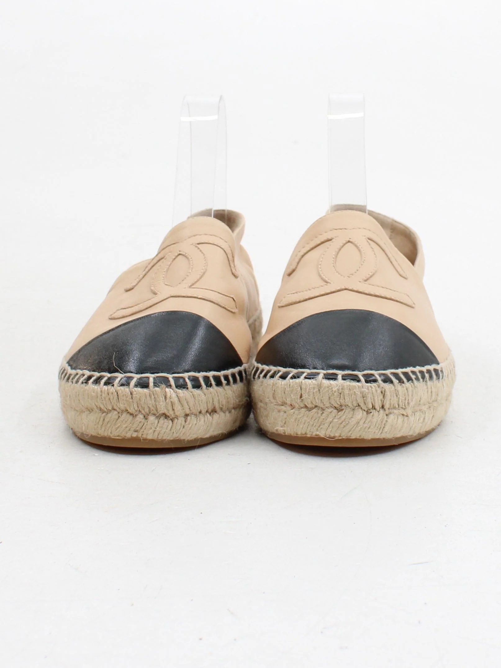 Chanel Women's Flat Shoes UK 7 Tan 100% Other Loafer - Image 2