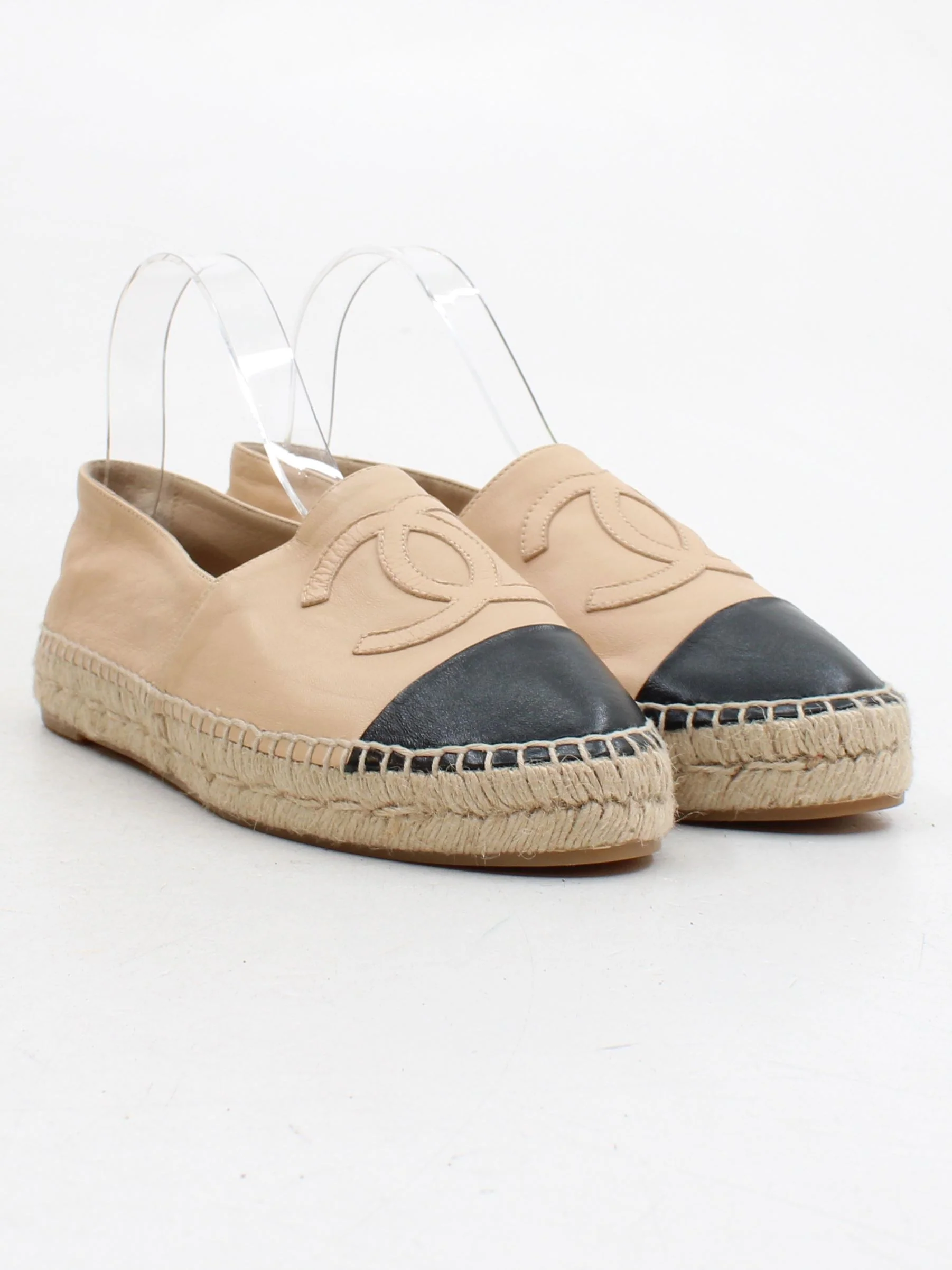 Chanel Women's Flat Shoes UK 7 Tan 100% Other Loafer - Image 4