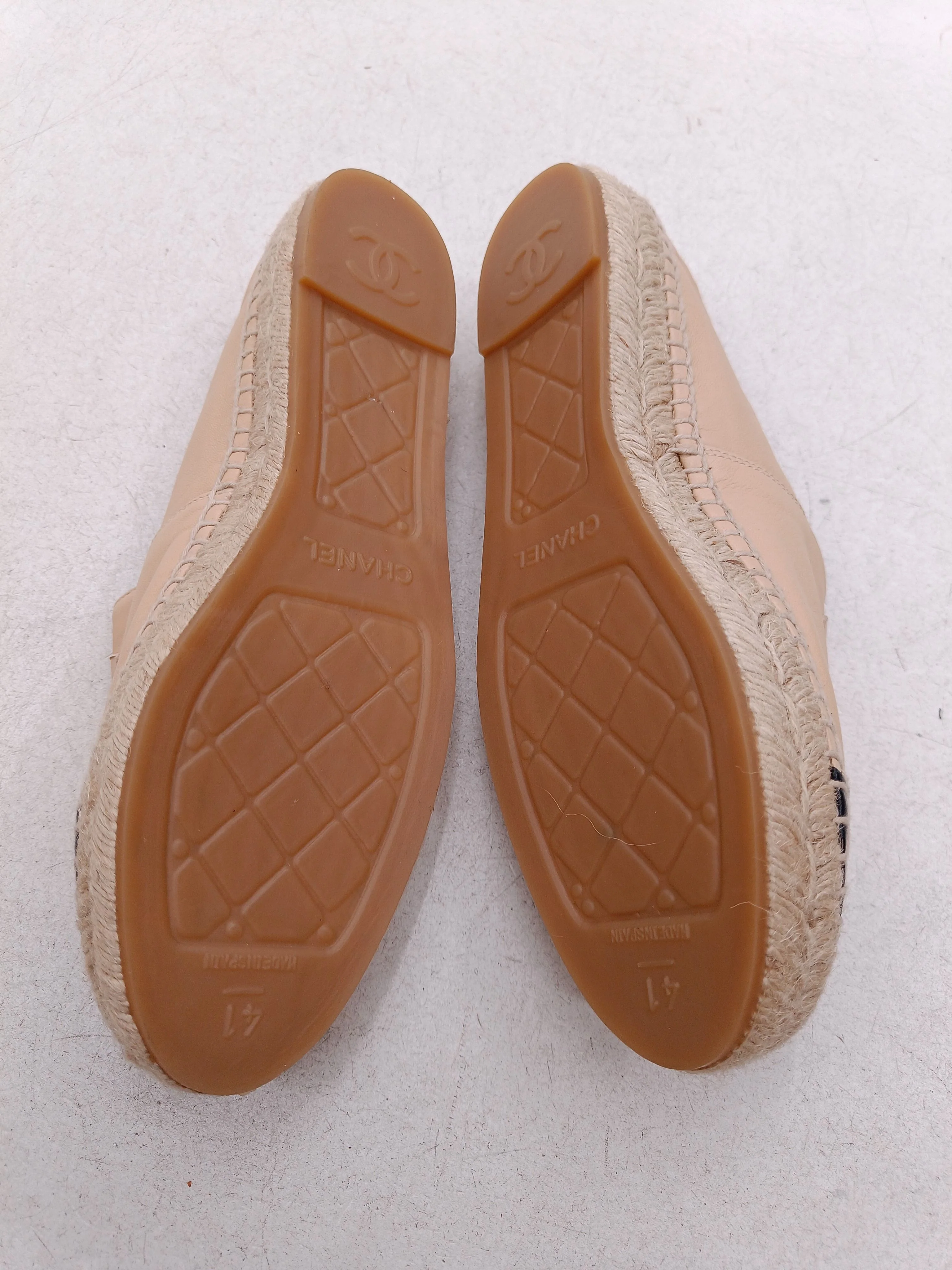 Chanel Women's Flat Shoes UK 7 Tan 100% Other Loafer - Image 7