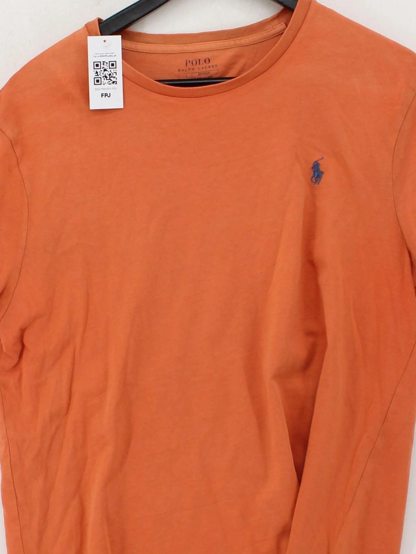 Chaps Ralph Lauren Men's T-Shirt L Orange 100% Cotton Basic - Image 3