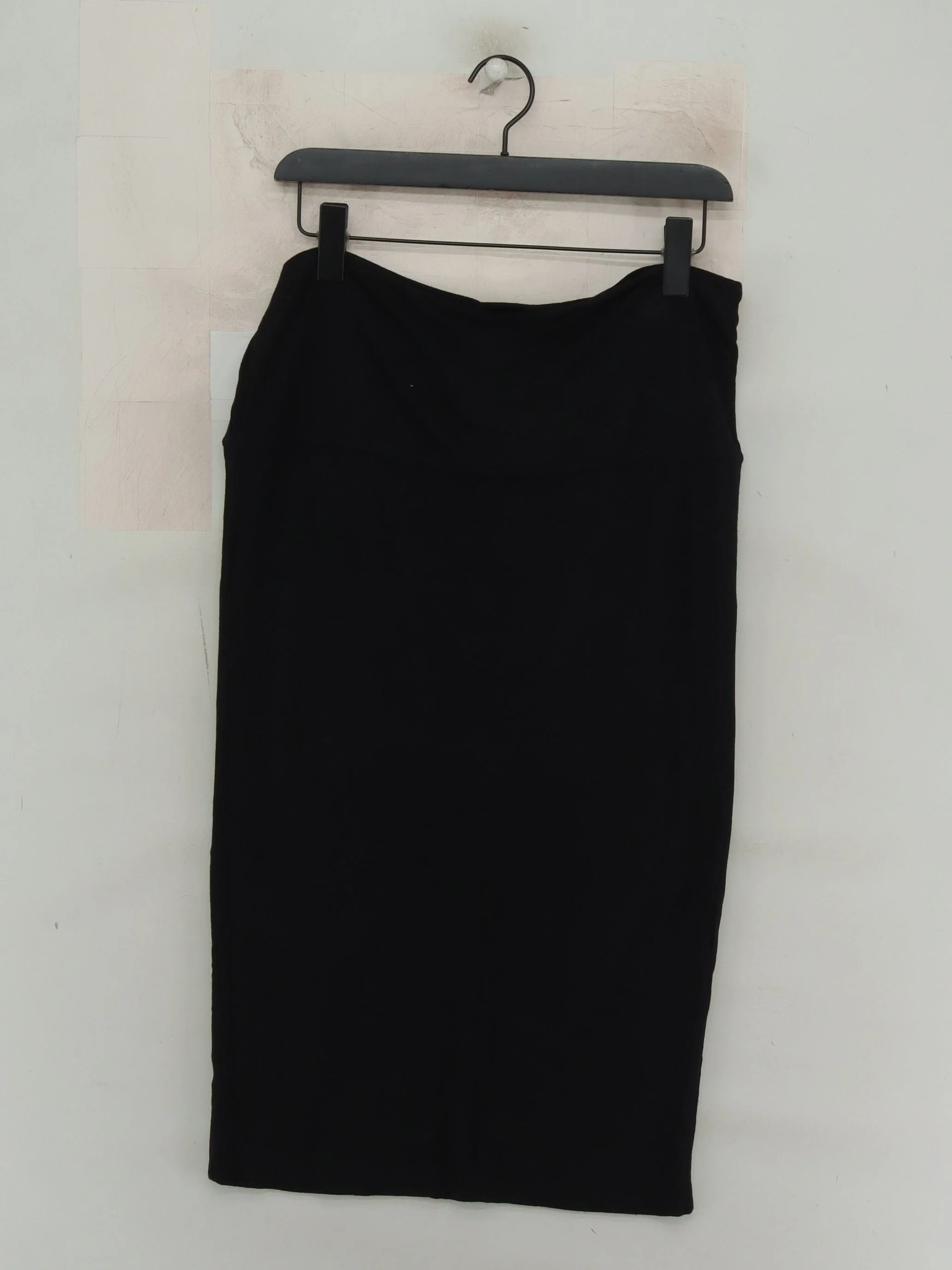 Charl. Women's Midi Skirt UK 14 Black 100% Other Midi Straight & Pencil - Image 2