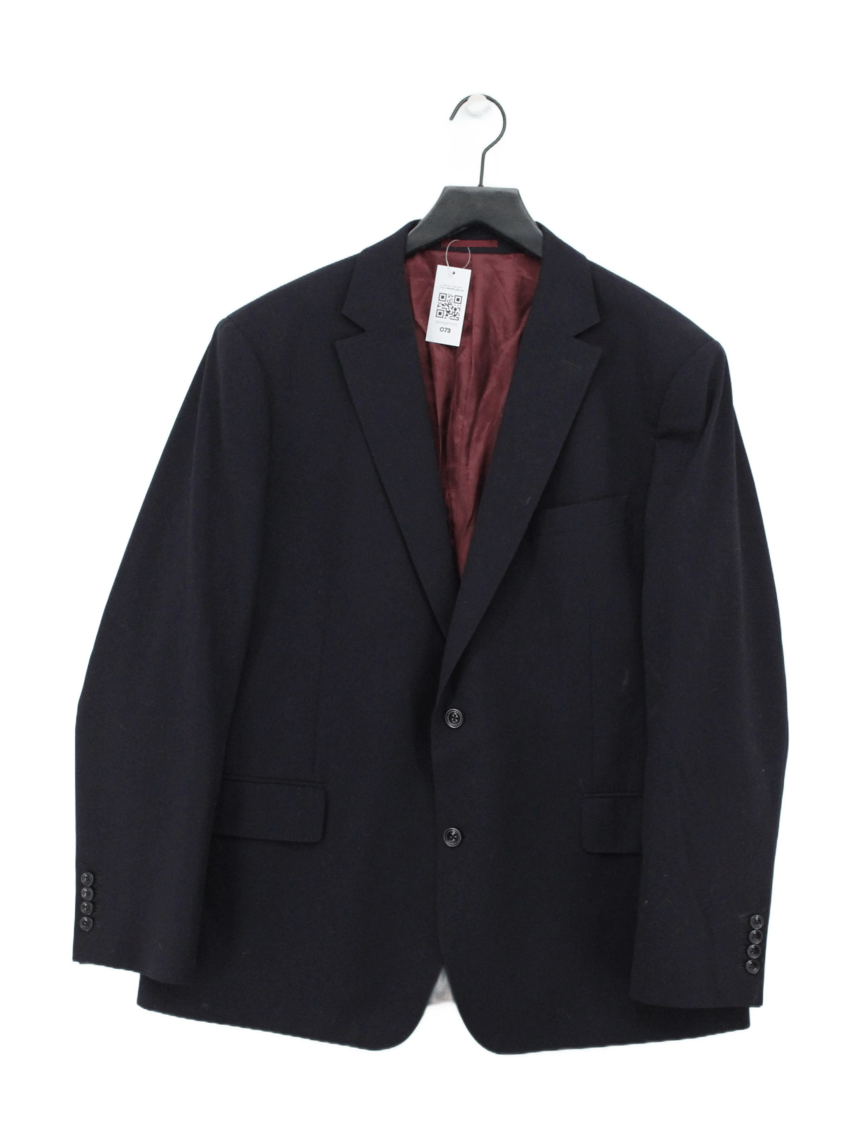 Charles Tyrwhitt Men's Blazer XXXL Blue 100% Wool Overcoat
