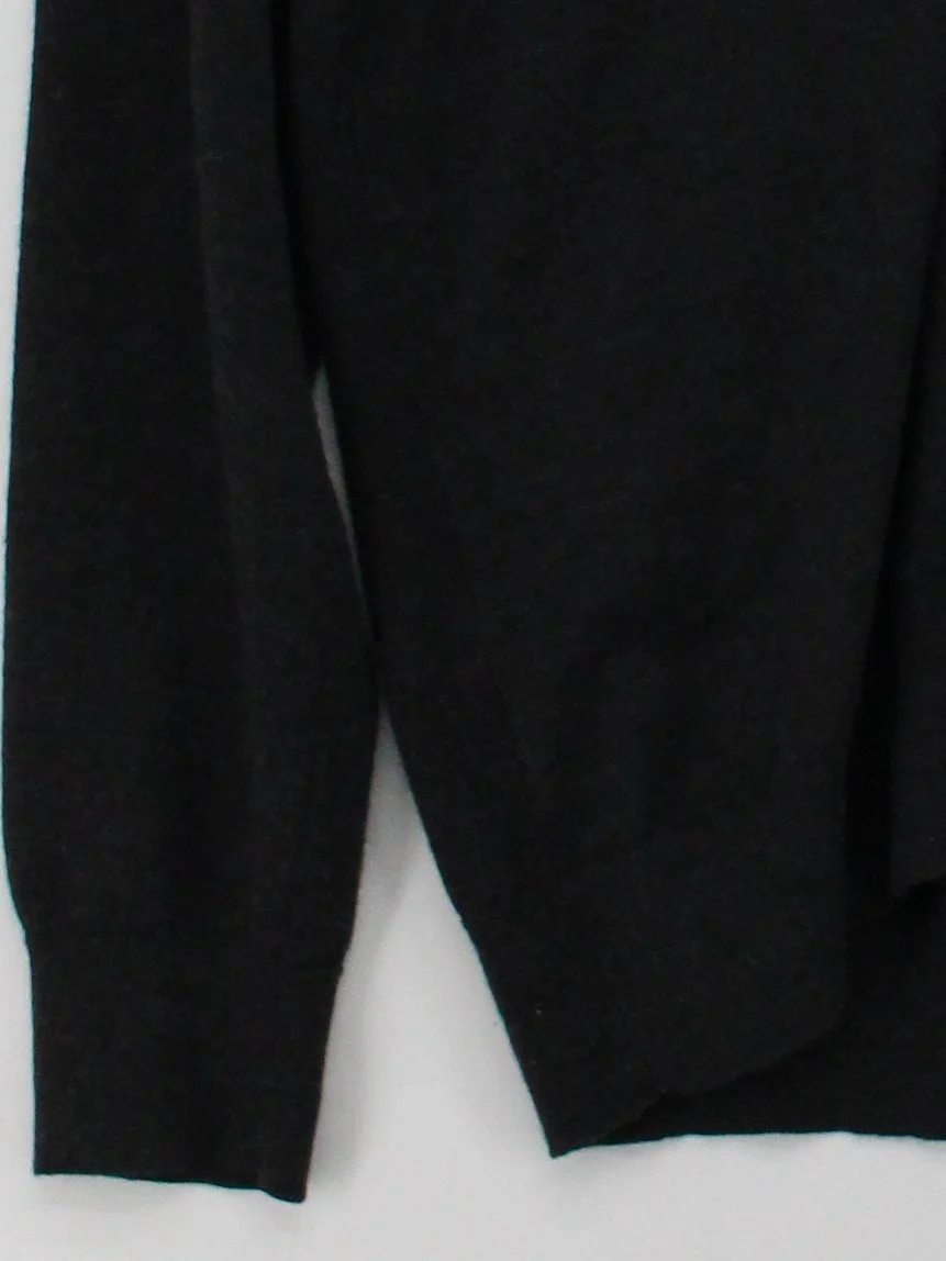 Charles Tyrwhitt Men's Cardigan M Black 100% Wool V-Neck Cardigan - Image 4