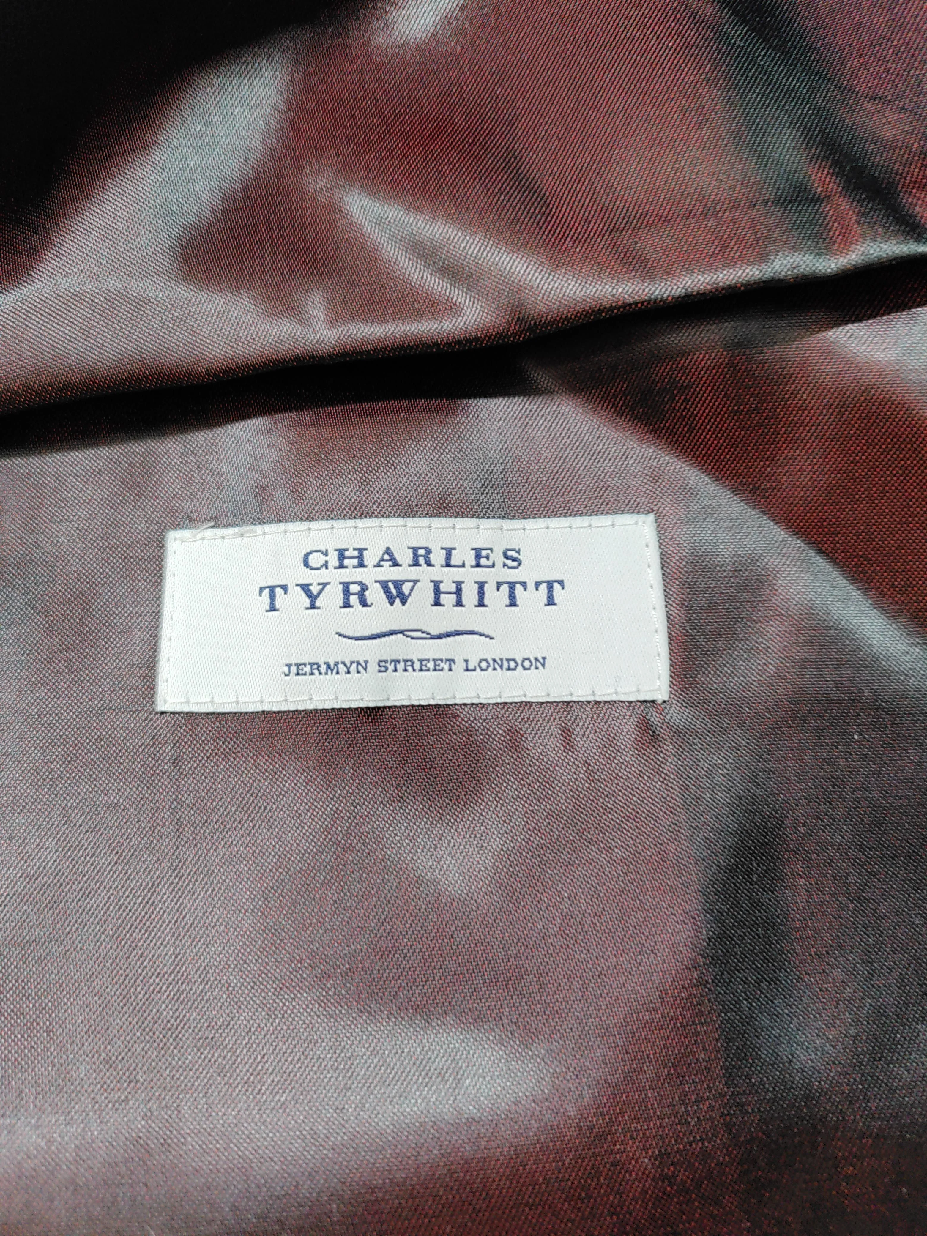 Charles Tyrwhitt Men's Coat Chest: 44 in Blue Wool - Image 5