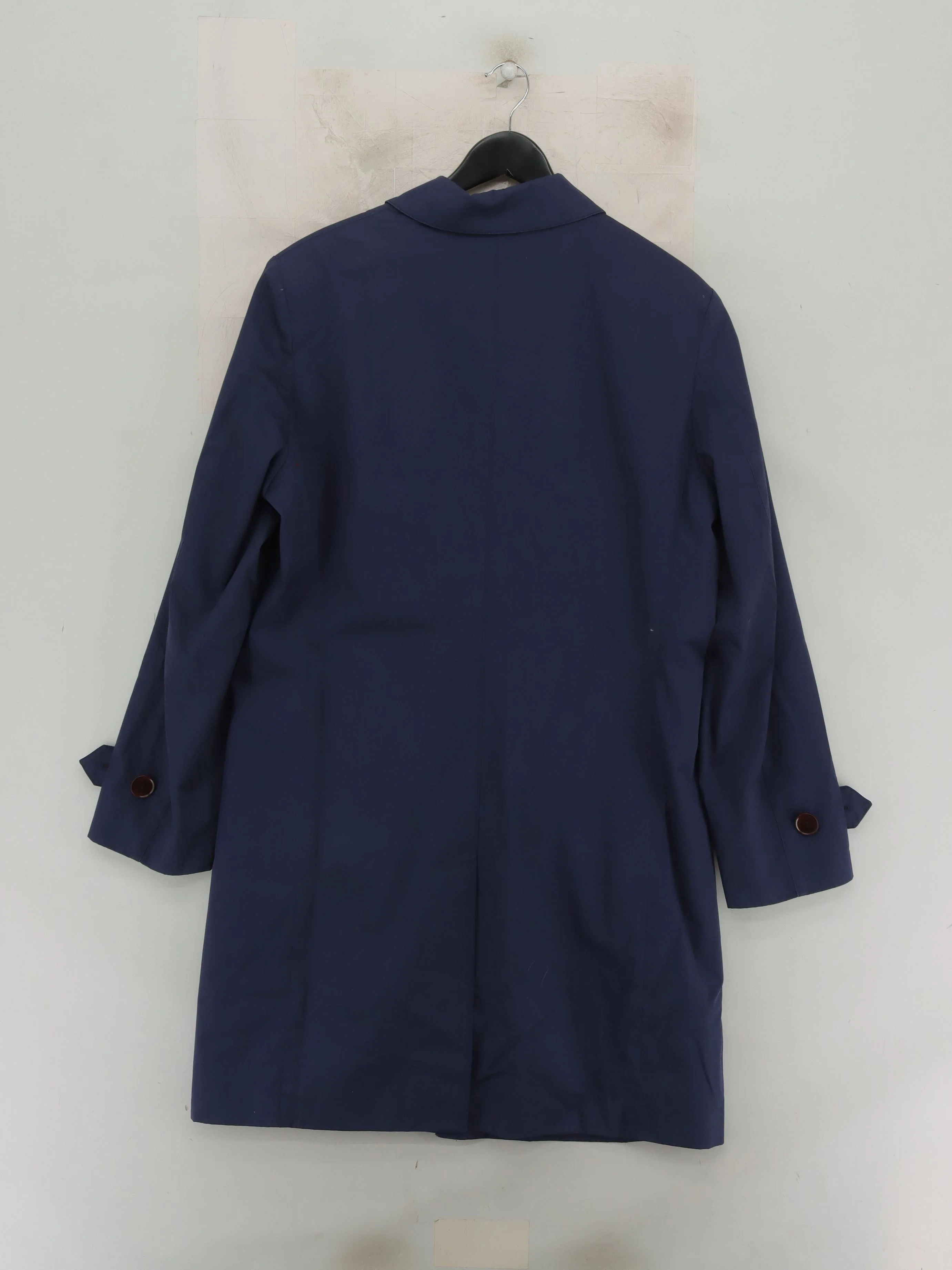 Charles Tyrwhitt Men's Coat L Blue 100% Cotton Trench Coat - Image 2