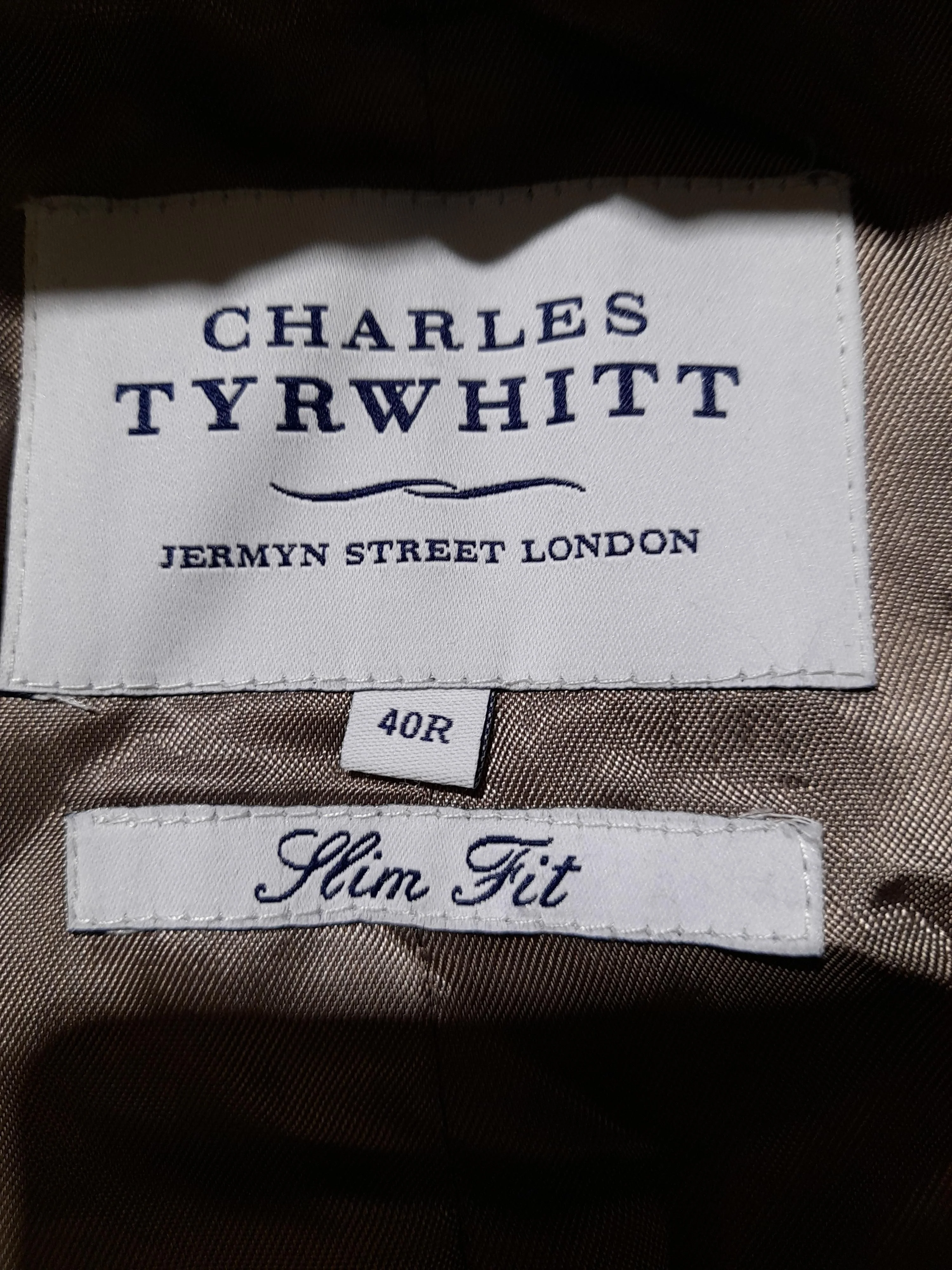 Charles Tyrwhitt Men's Coat L Blue 100% Cotton Trench Coat - Image 5