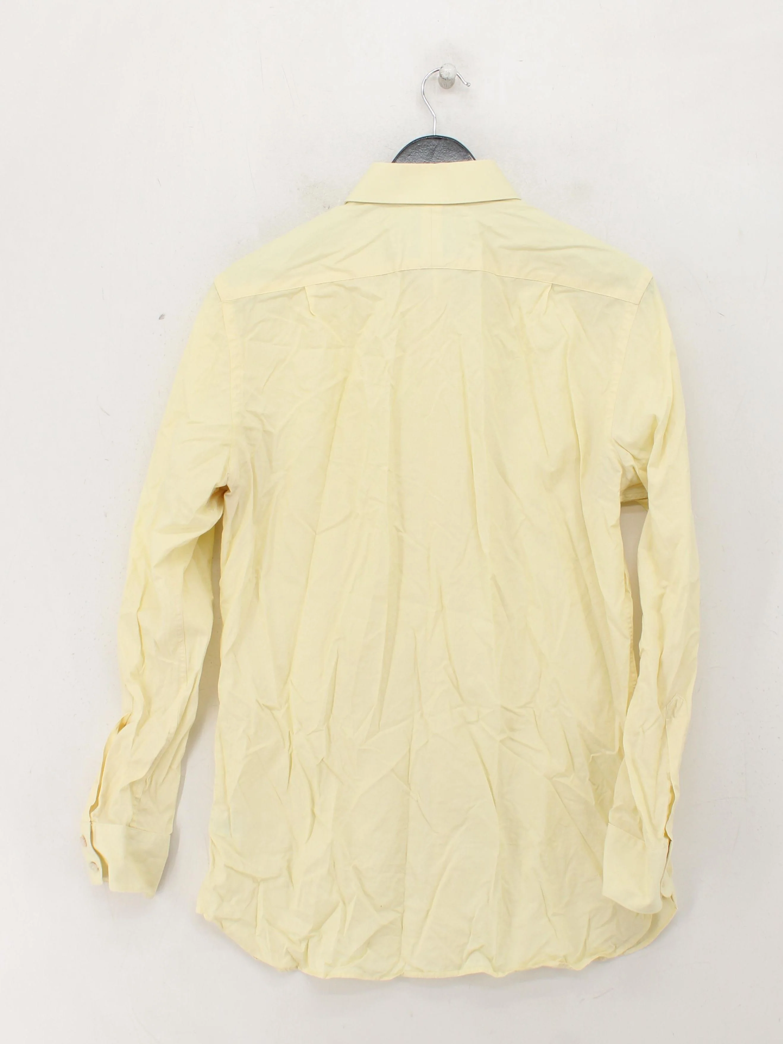 Charles Tyrwhitt Men's Shirt Chest: 35 in Yellow 100% Cotton Basic - Image 2