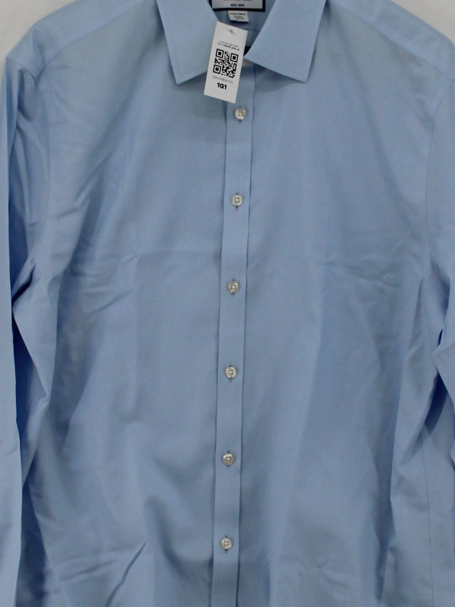 Charles Tyrwhitt Men's Shirt Collar: 17 in Blue 100% Cotton Basic - Image 3