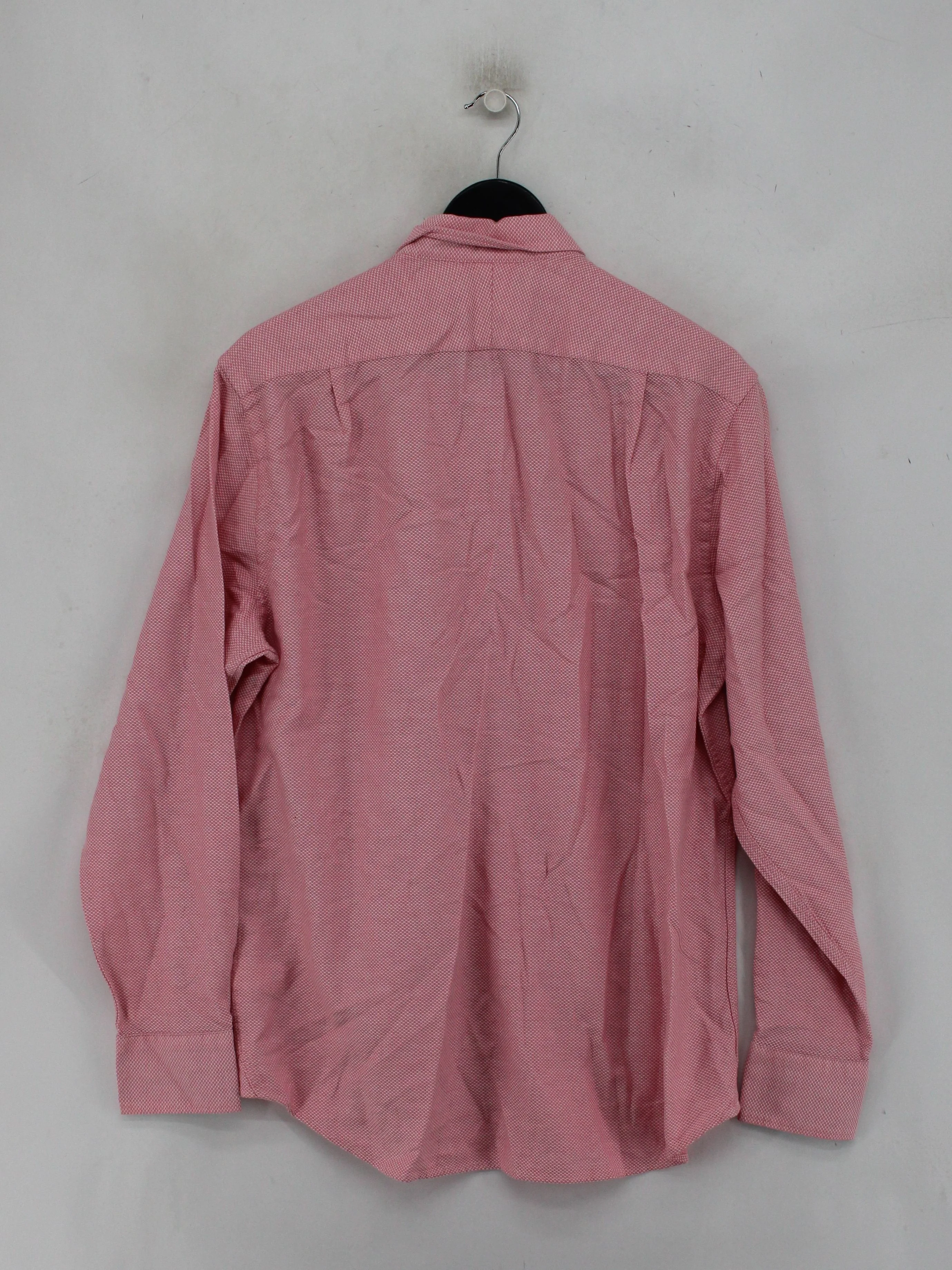 Charles Tyrwhitt Men's Shirt L Pink 100% Cotton Basic - Image 2