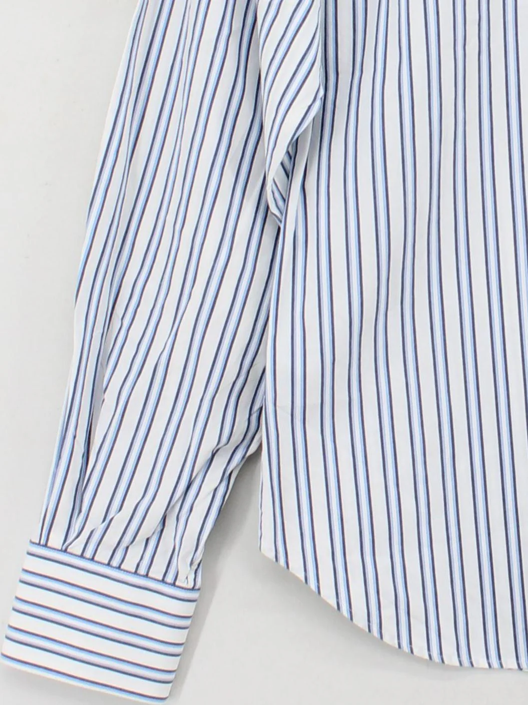 Charles Tyrwhitt Men's Shirt L White Striped 100% Cotton Basic - Image 4