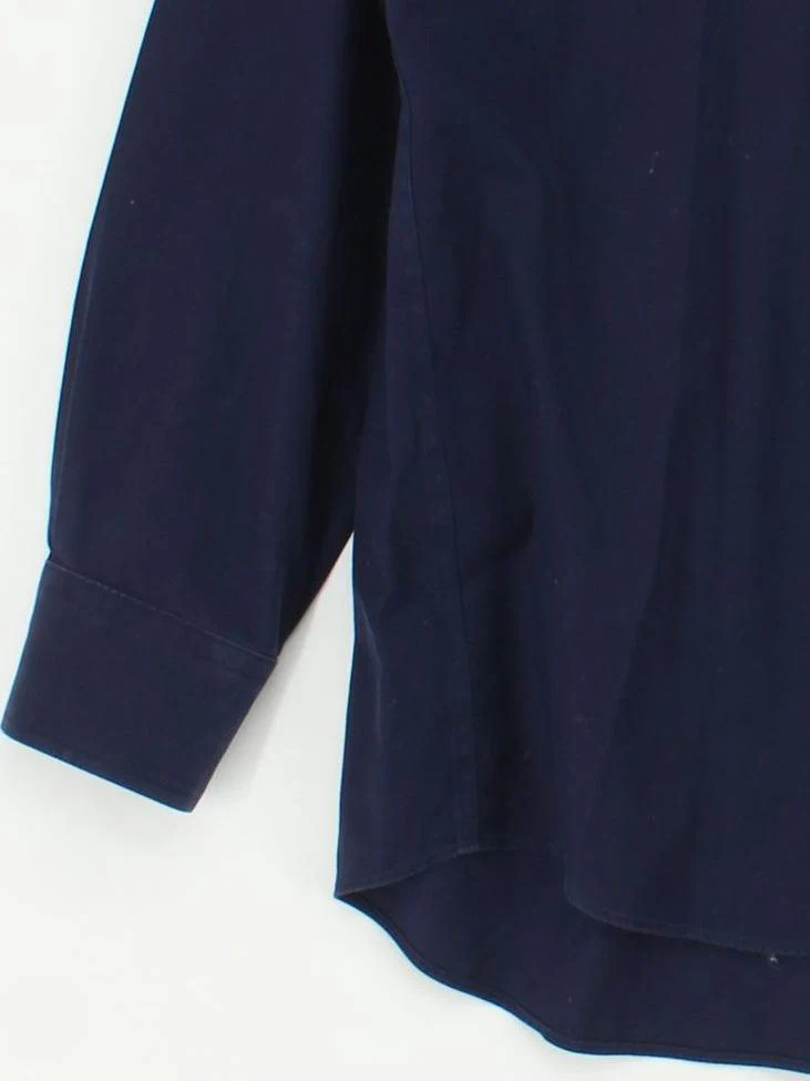 Charles Tyrwhitt Men's Shirt M Blue 100% Cotton Basic - Image 4