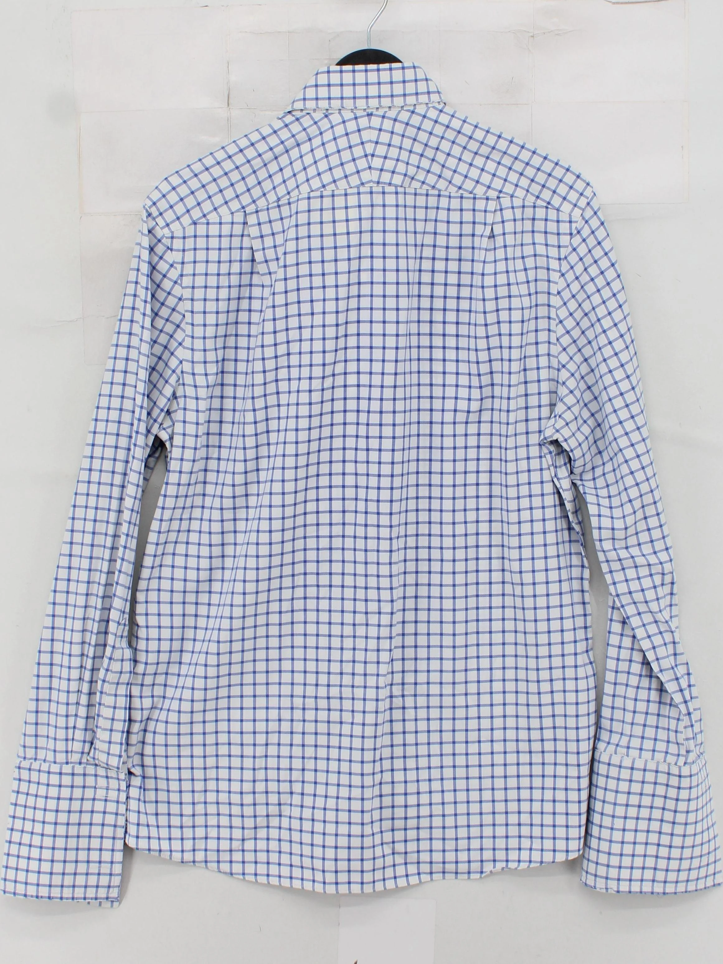 Charles Tyrwhitt Men's Shirt M Blue Checkered 100% Cotton Basic - Image 2