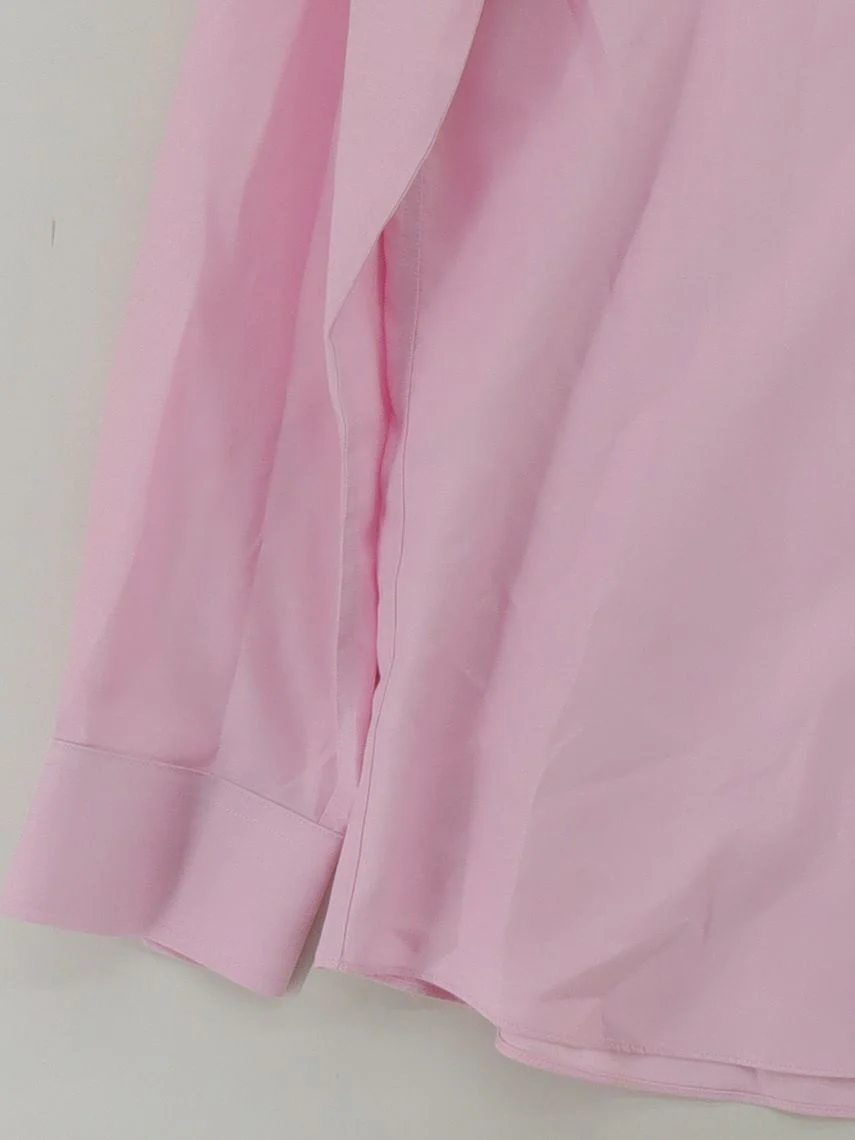 Charles Tyrwhitt Men's Shirt M Pink 100% Cotton Basic - Image 4