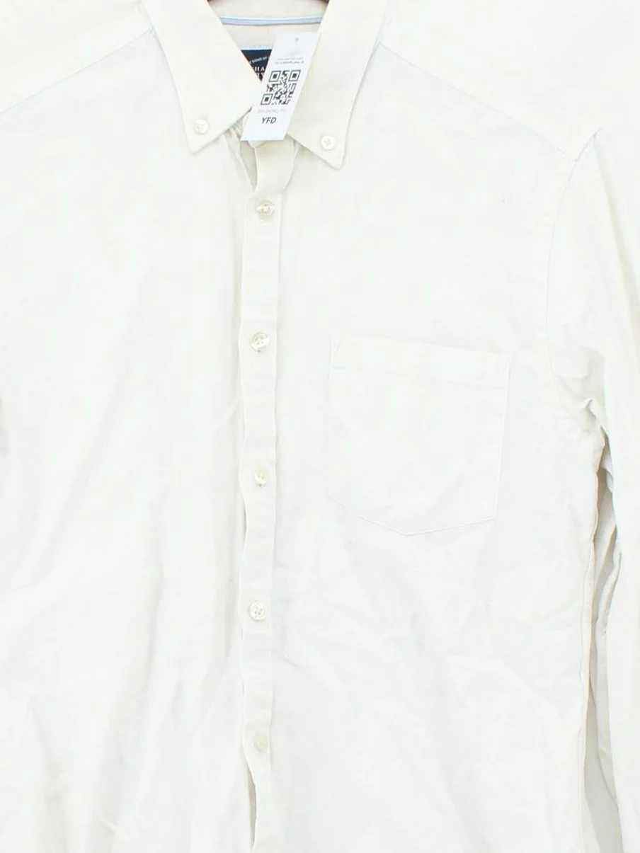Charles Tyrwhitt Men's Shirt S White 100% Cotton Basic - Image 3