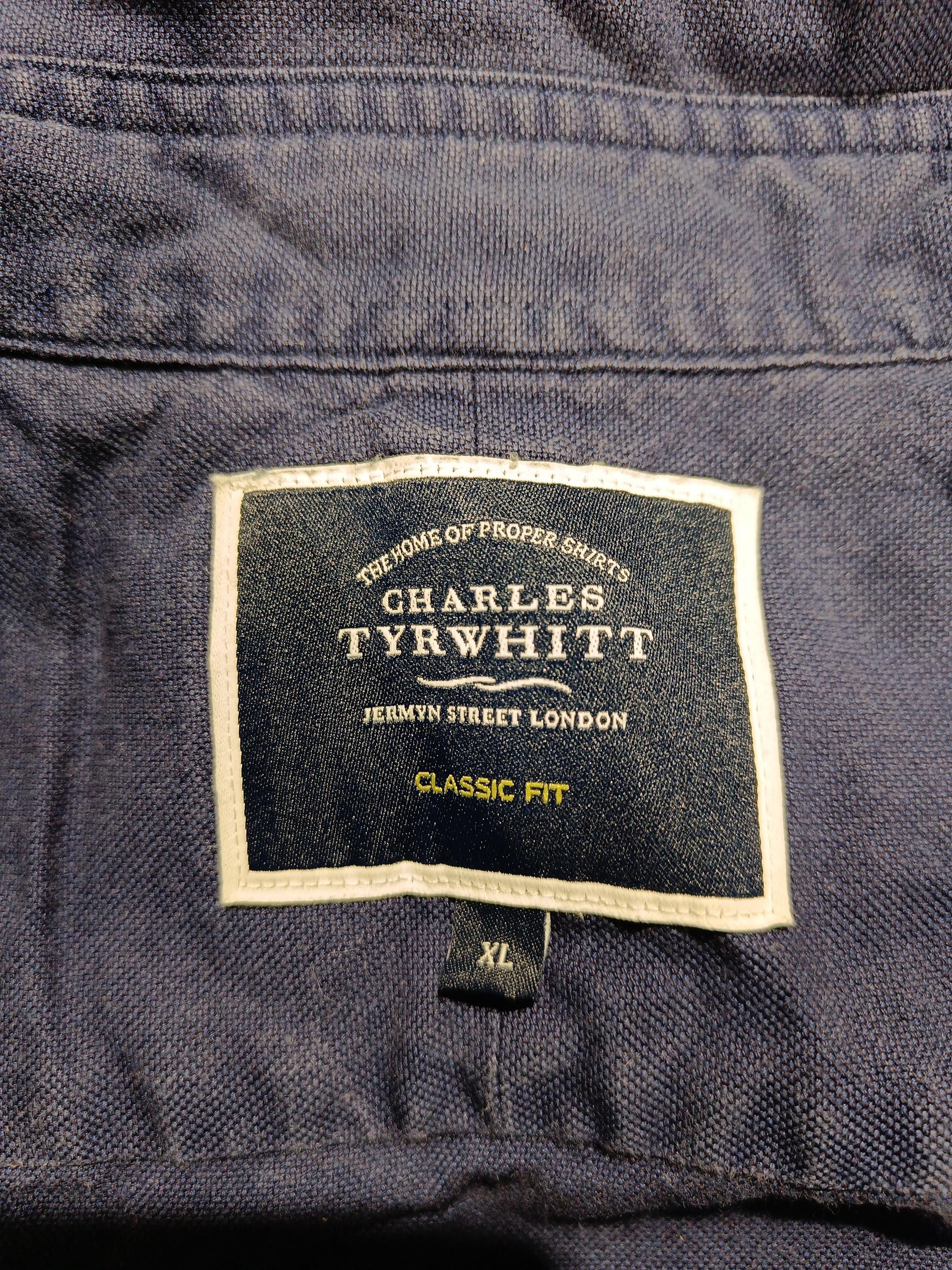Charles Tyrwhitt Men's Shirt XL Blue 100% Cotton Basic - Image 7