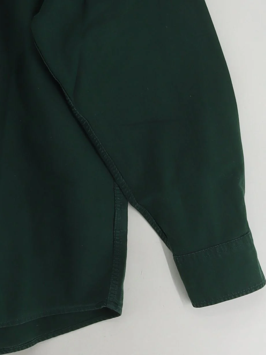 Charles Tyrwhitt Men's Shirt XL Green 100% Cotton Basic - Image 4