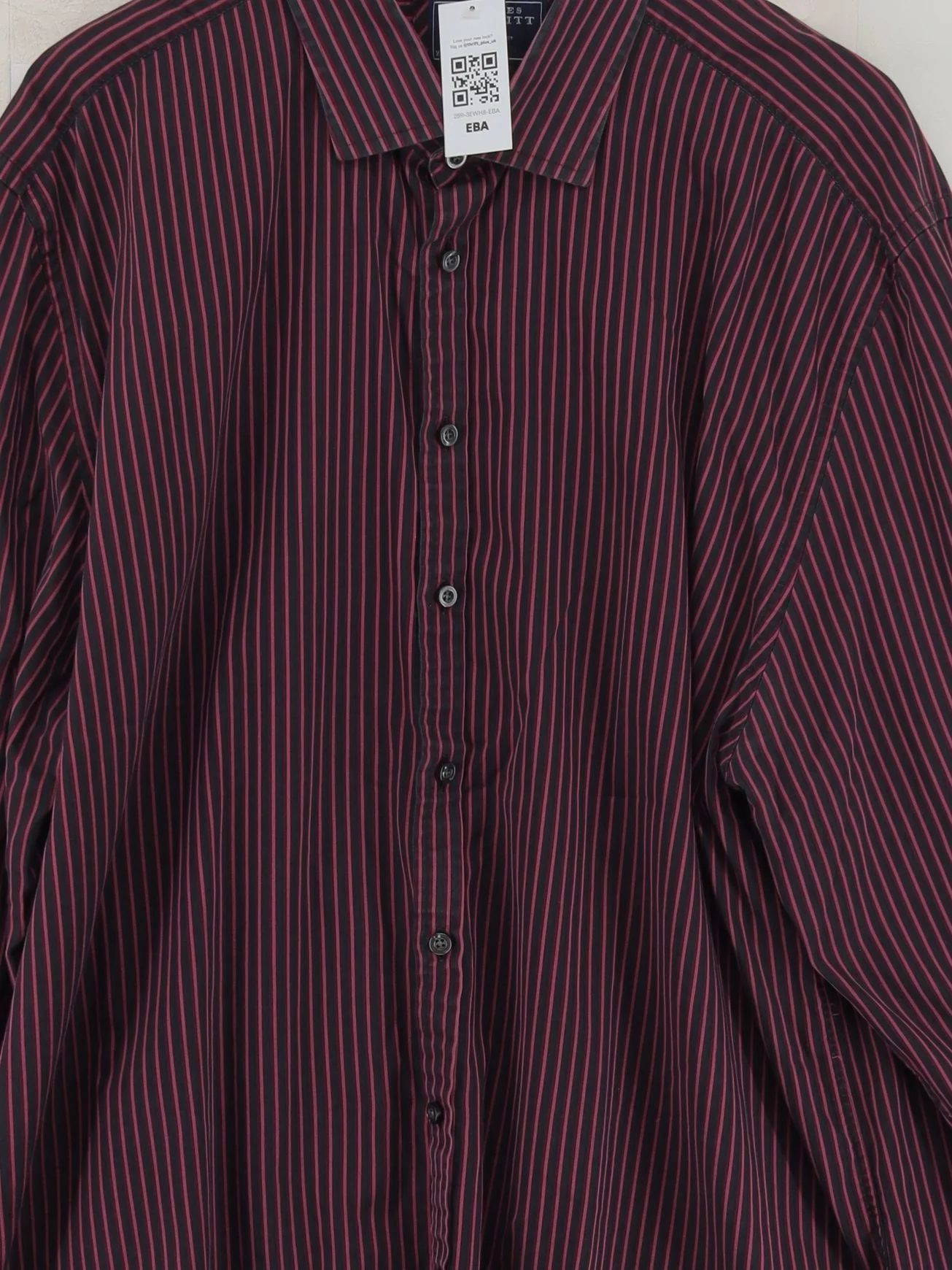 Charles Tyrwhitt Men's Shirt XXL Multi Striped 100% Cotton Basic - Image 3