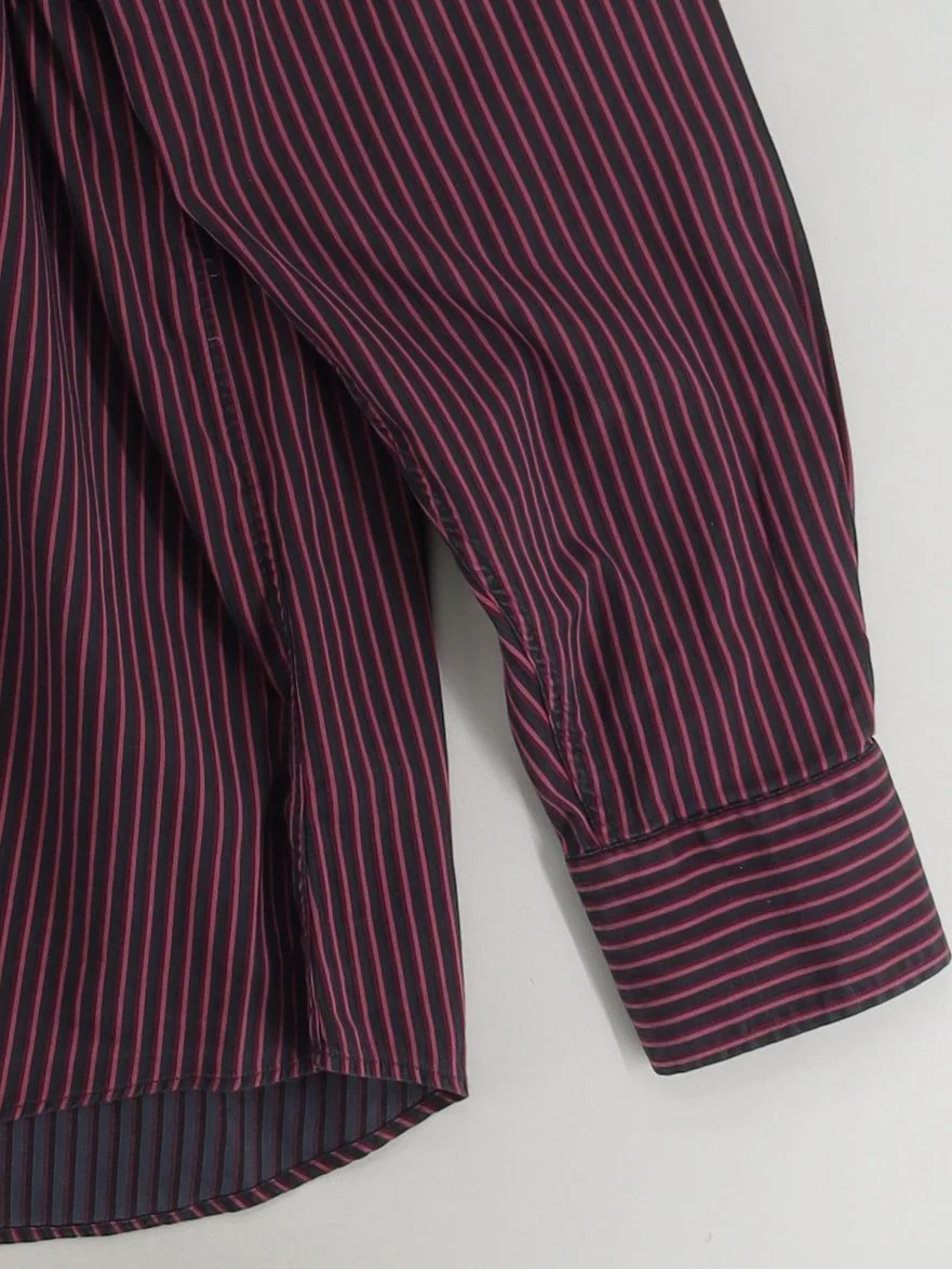 Charles Tyrwhitt Men's Shirt XXL Multi Striped 100% Cotton Basic - Image 4