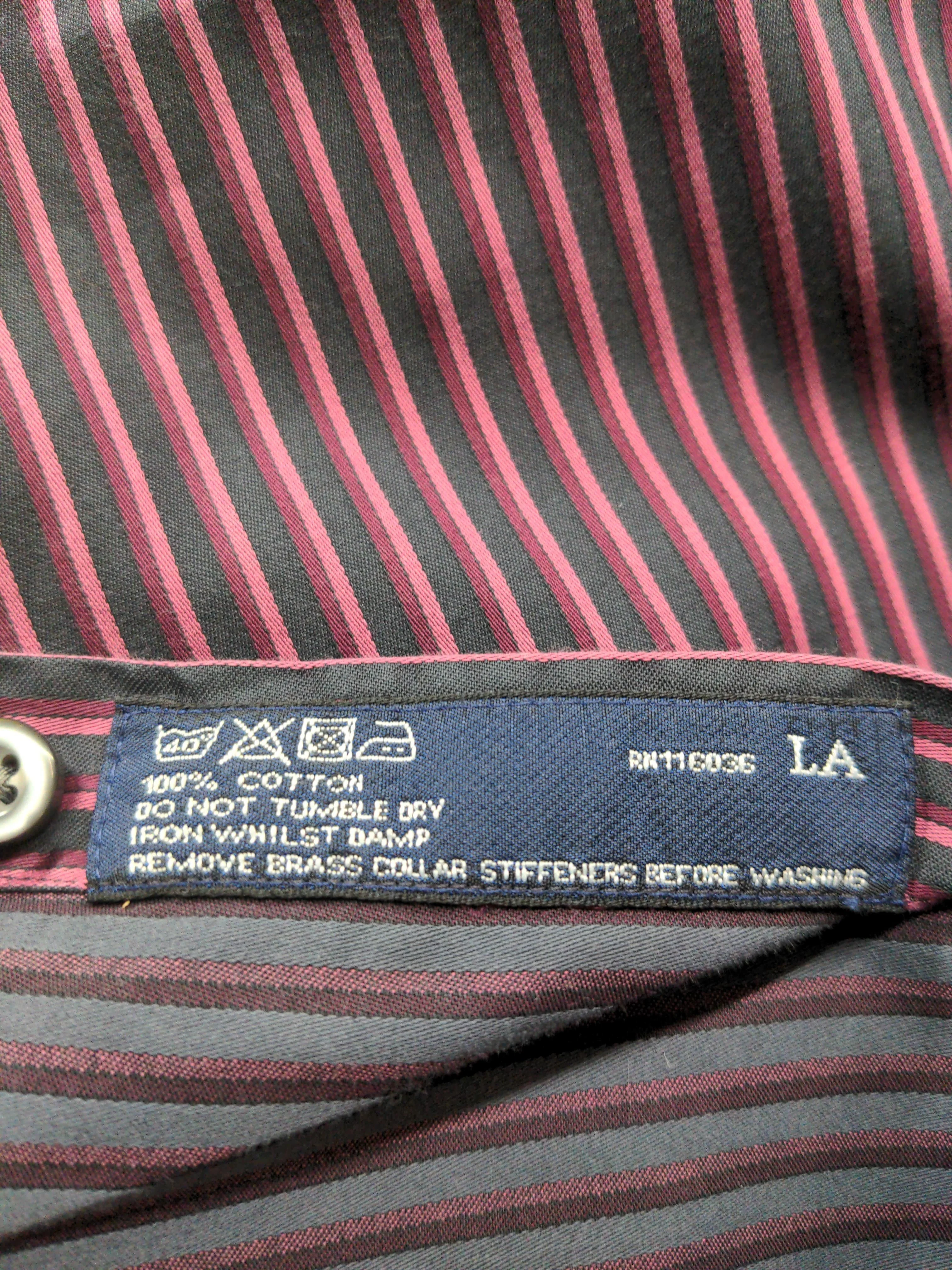 Charles Tyrwhitt Men's Shirt XXL Multi Striped 100% Cotton Basic - Image 6
