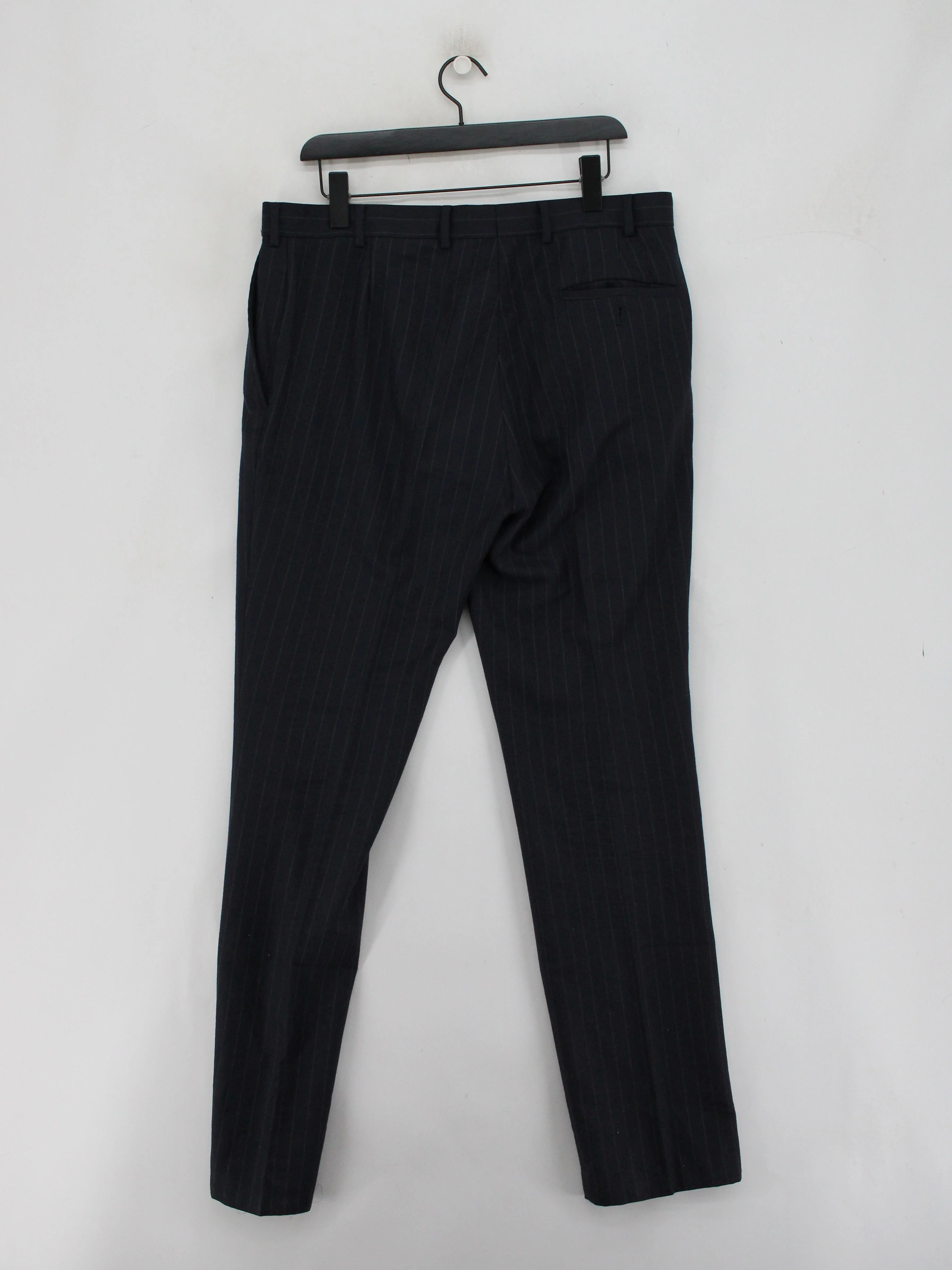 Charles Tyrwhitt Men's Suit Trousers W 34 in Blue Wool - Image 2