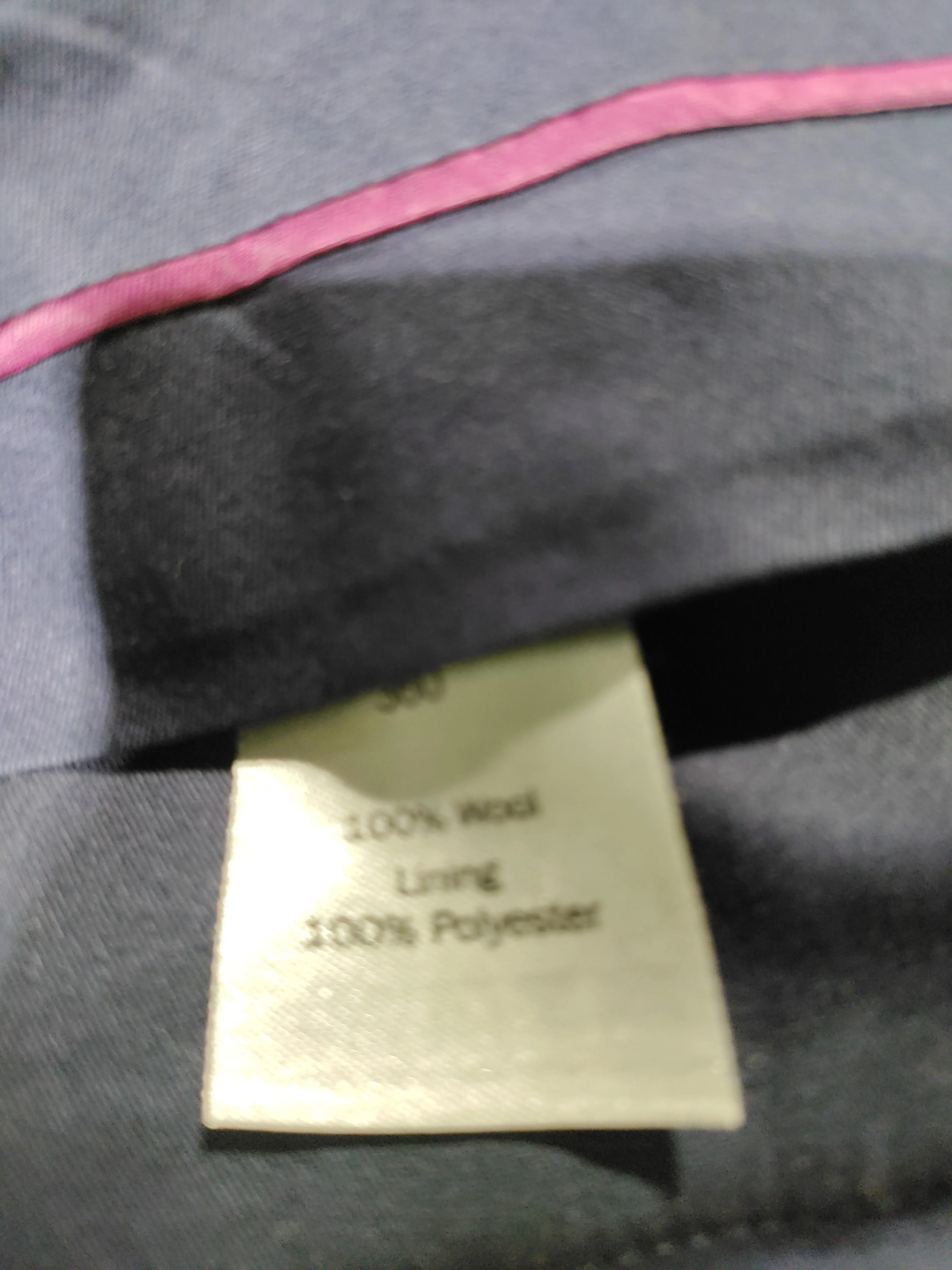 Charles Tyrwhitt Men's Suit Trousers W 34 in Blue Wool - Image 6