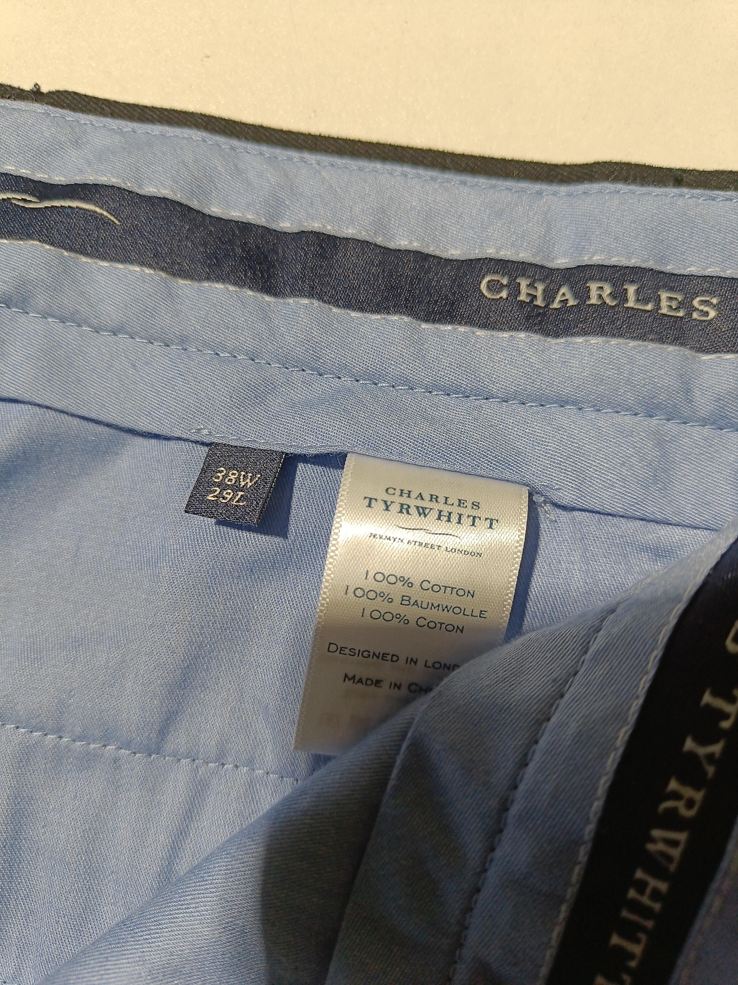 Charles Tyrwhitt Men's Trousers L Black 100% Cotton Straight Chino New with tags - Image 6