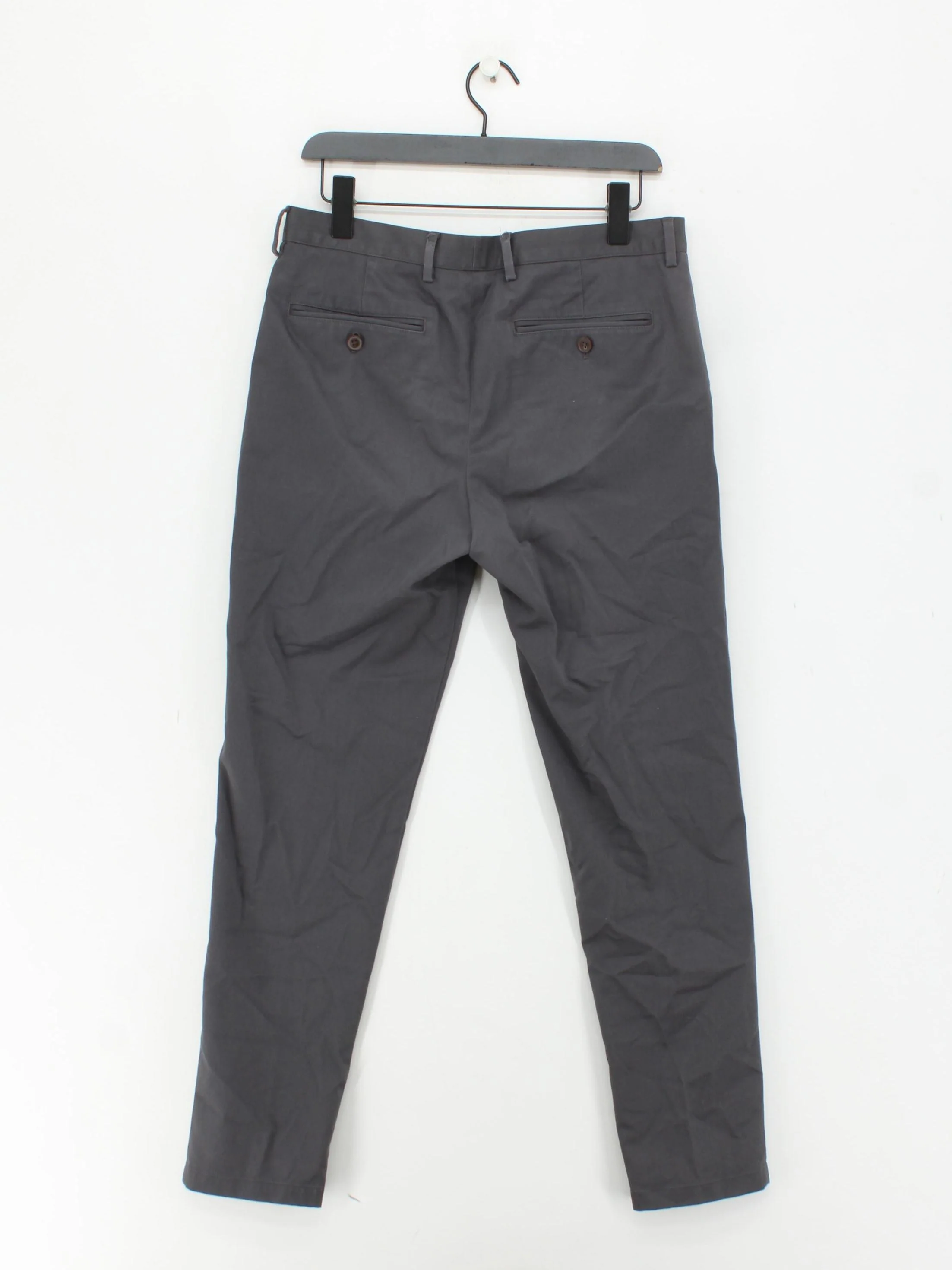 Charles Tyrwhitt Men's Trousers W 32 in Grey Cotton with Elastane Straight Chino - Image 2
