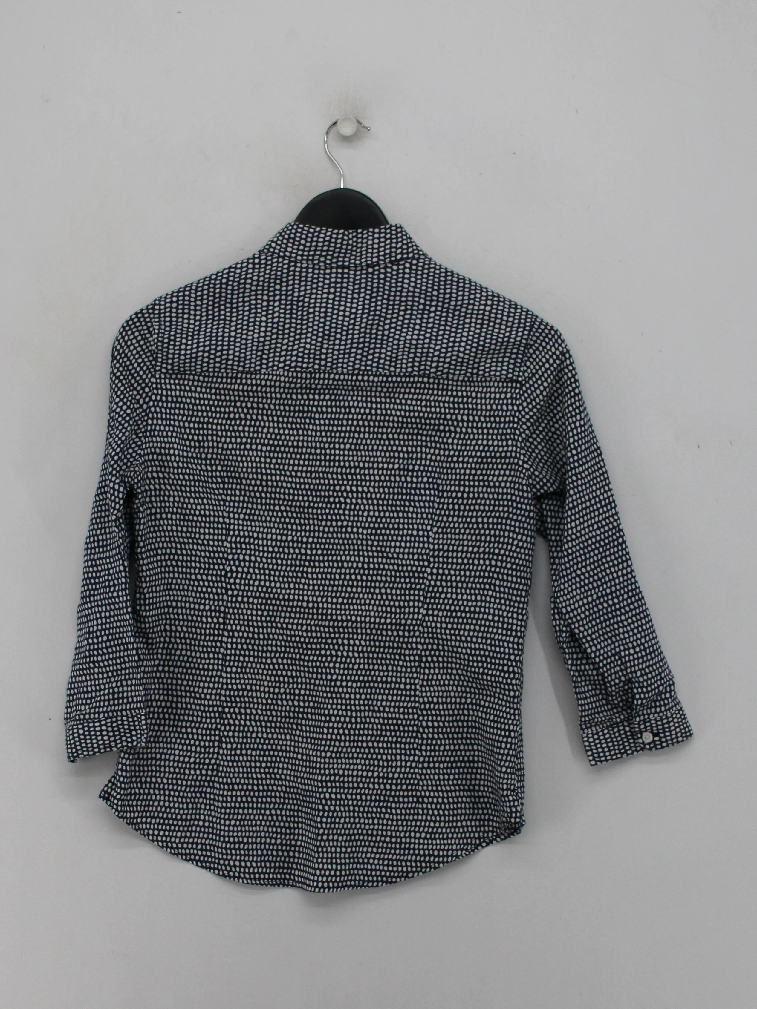 Charles Tyrwhitt Women's Shirt S Blue Cotton with Polyester Basic - Image 2