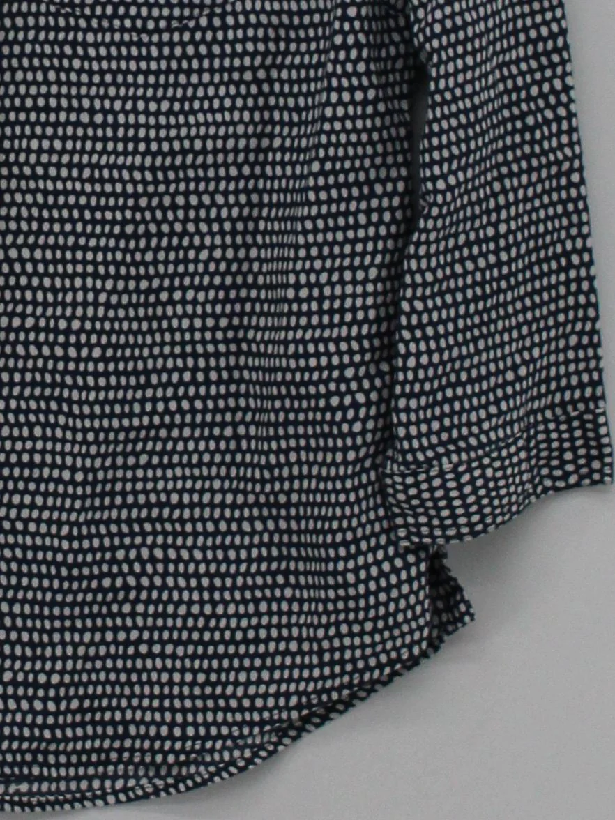 Charles Tyrwhitt Women's Shirt S Blue Cotton with Polyester Basic - Image 4